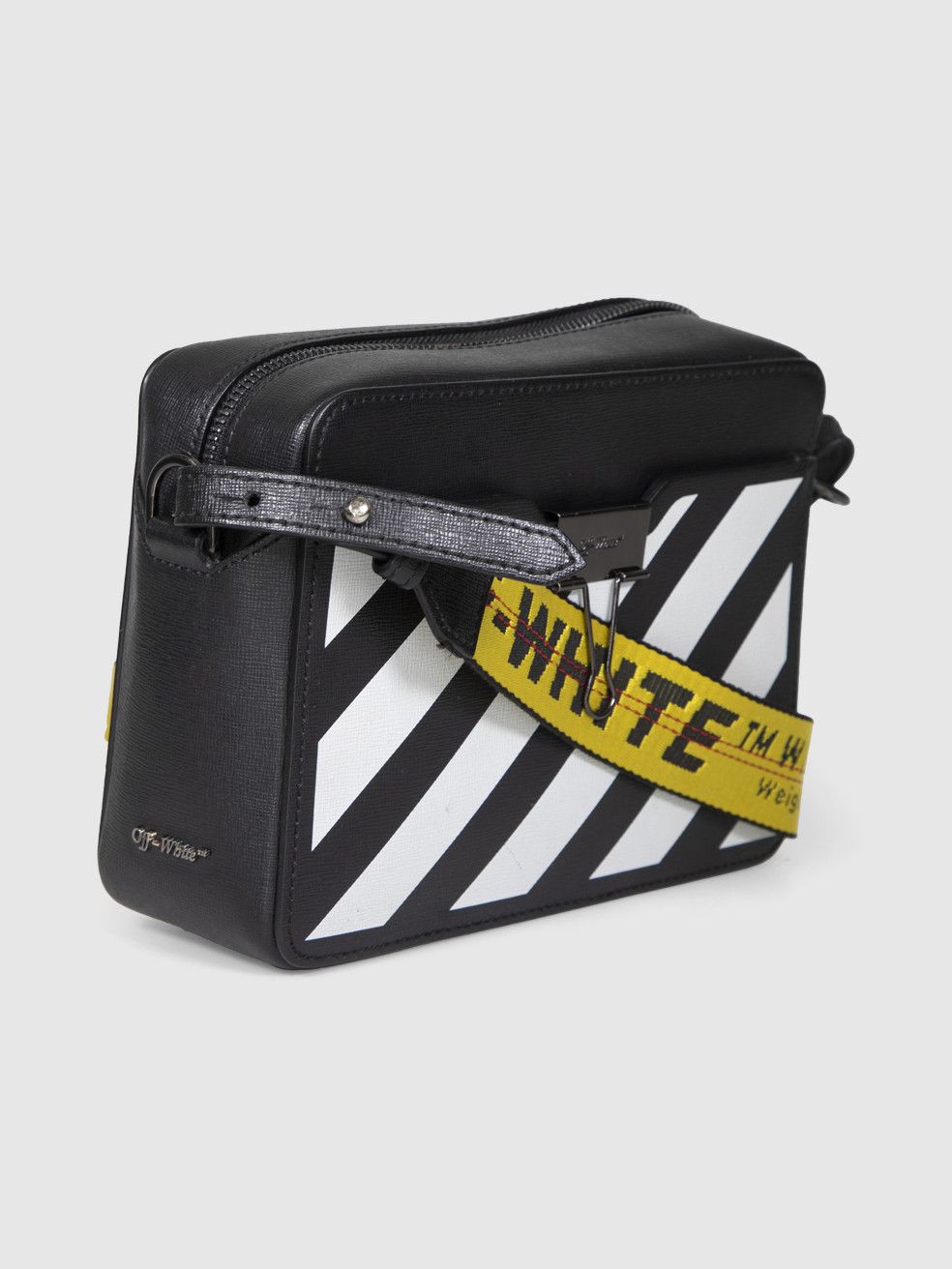 Off-White Diagonal Stripe Binder Clip Camera Bag Size ONE SIZE - 4 Thumbnail