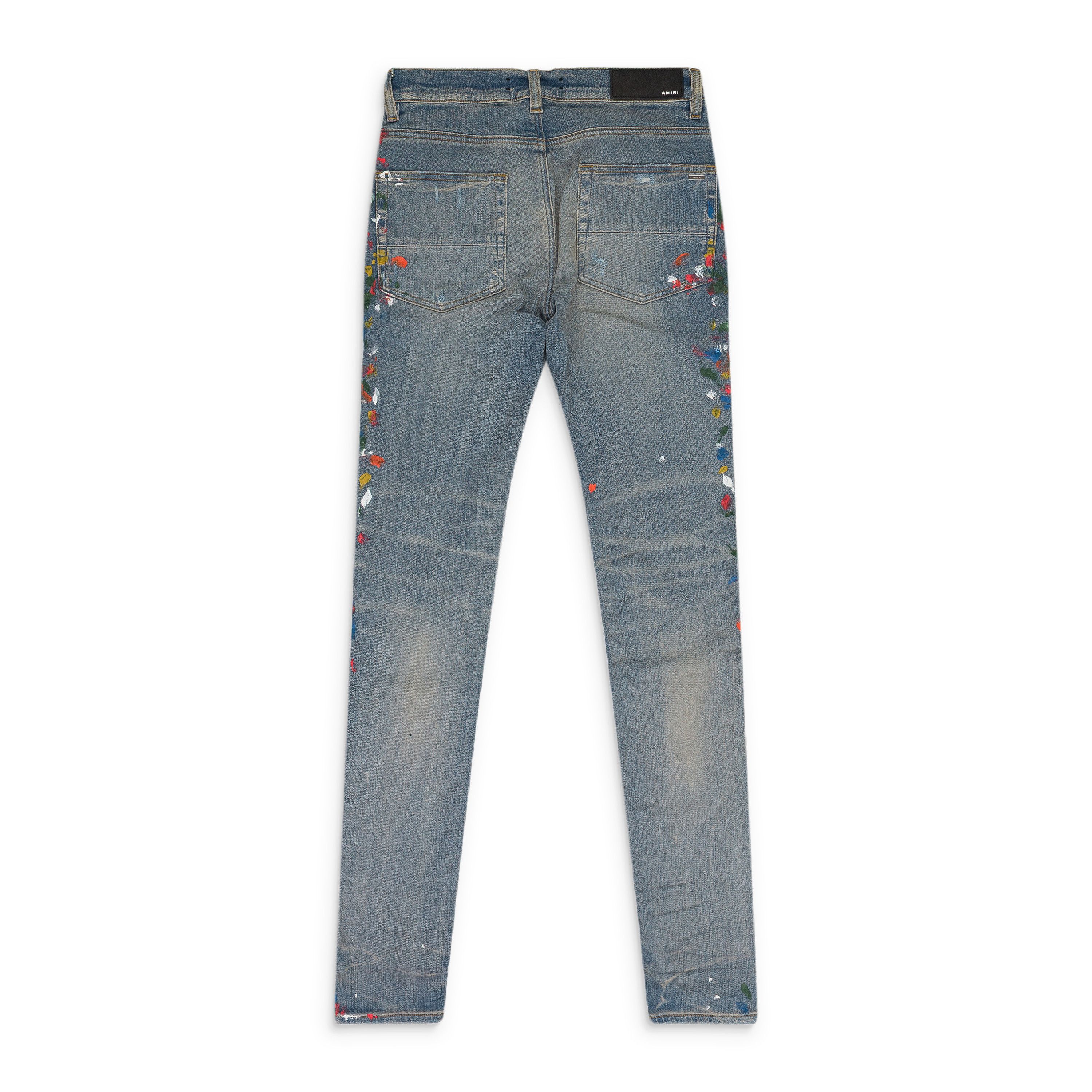 Amiri Amiri Blue Painter Skinny Jeans SIZE 36 Size US 36 / EU 52 - 2 Thumbnail