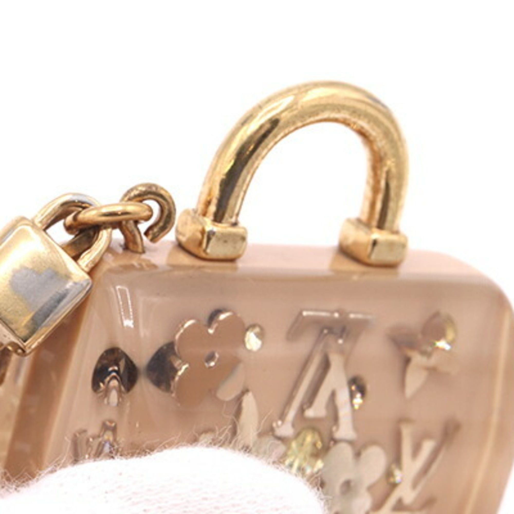 Louis Vuitton Louis Vuitton Keyring Portefeuille Speedy Inclusion M65230 Beige Resin Keychain Accessory Bag Charm Women's LOUIS VUITTON Size ONE SIZE - 6 Thumbnail
