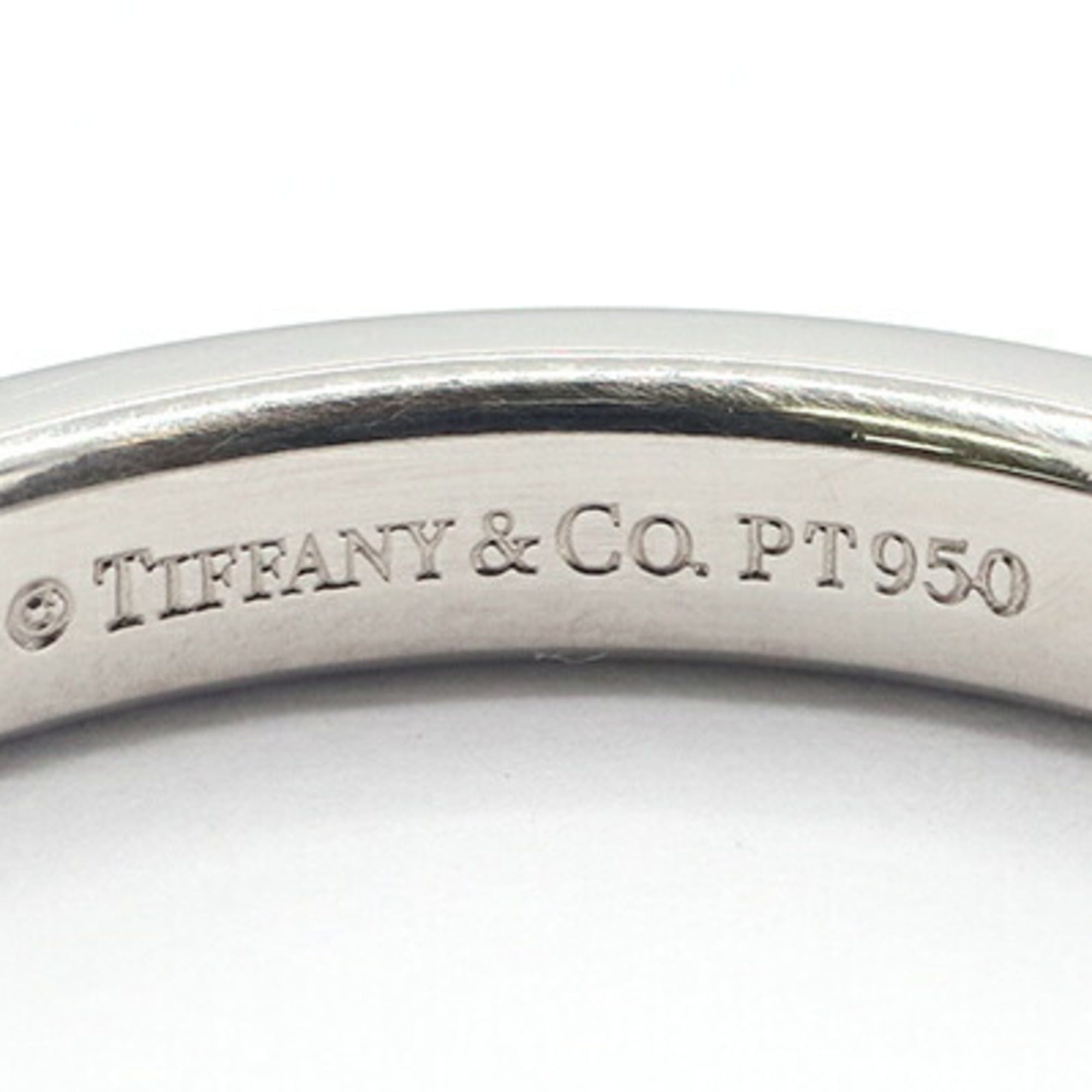 Tiffany & Co. Tiffany & Co. Ring Band PT950 1 US8.5-9 Flat Wedding Size ONE SIZE - 3 Thumbnail
