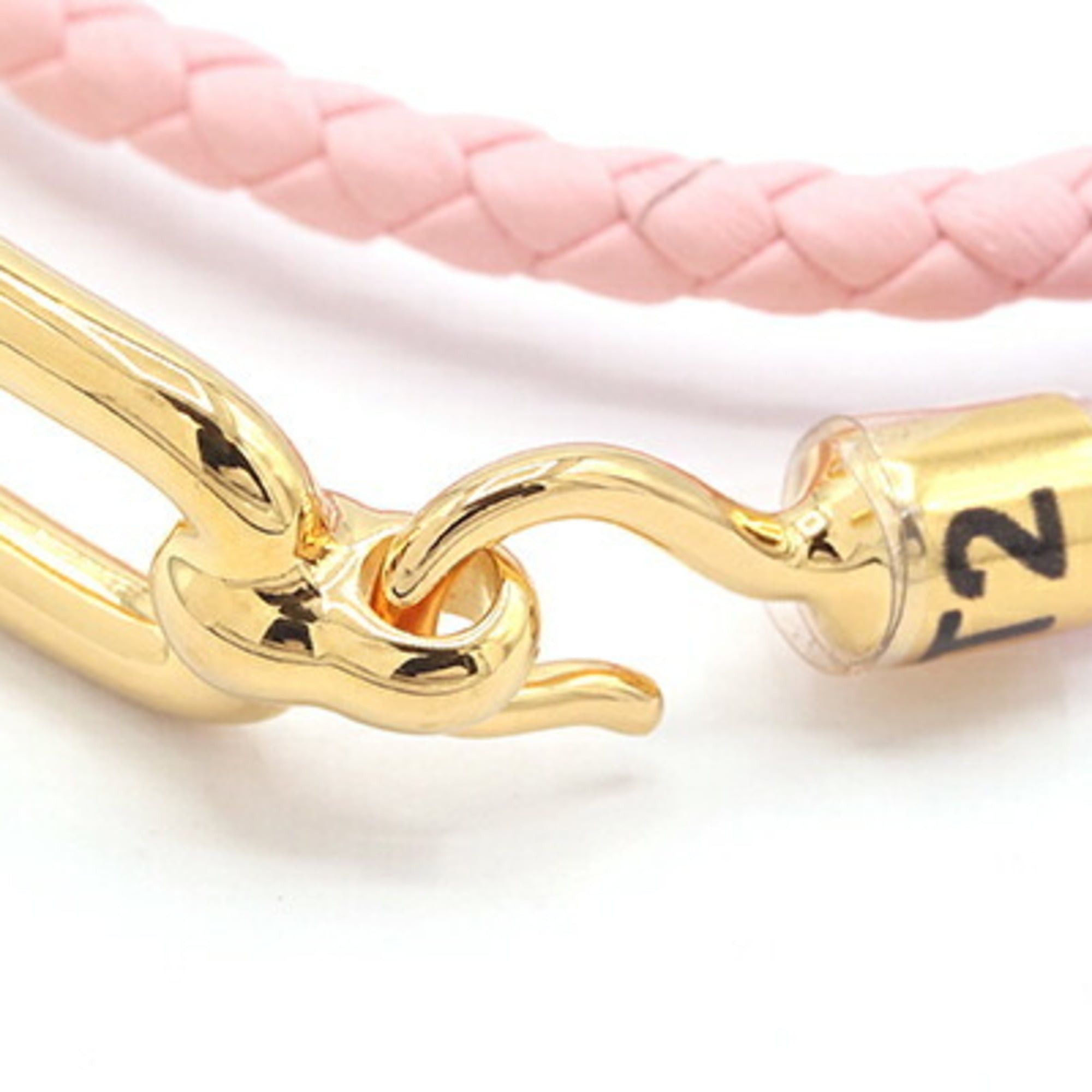 Hermes Hermes Bracelet, Louli Double Tour H071727, Rose Sakura, Veau Swift Leather, Layer, Women's. Size ONE SIZE - 3 Thumbnail