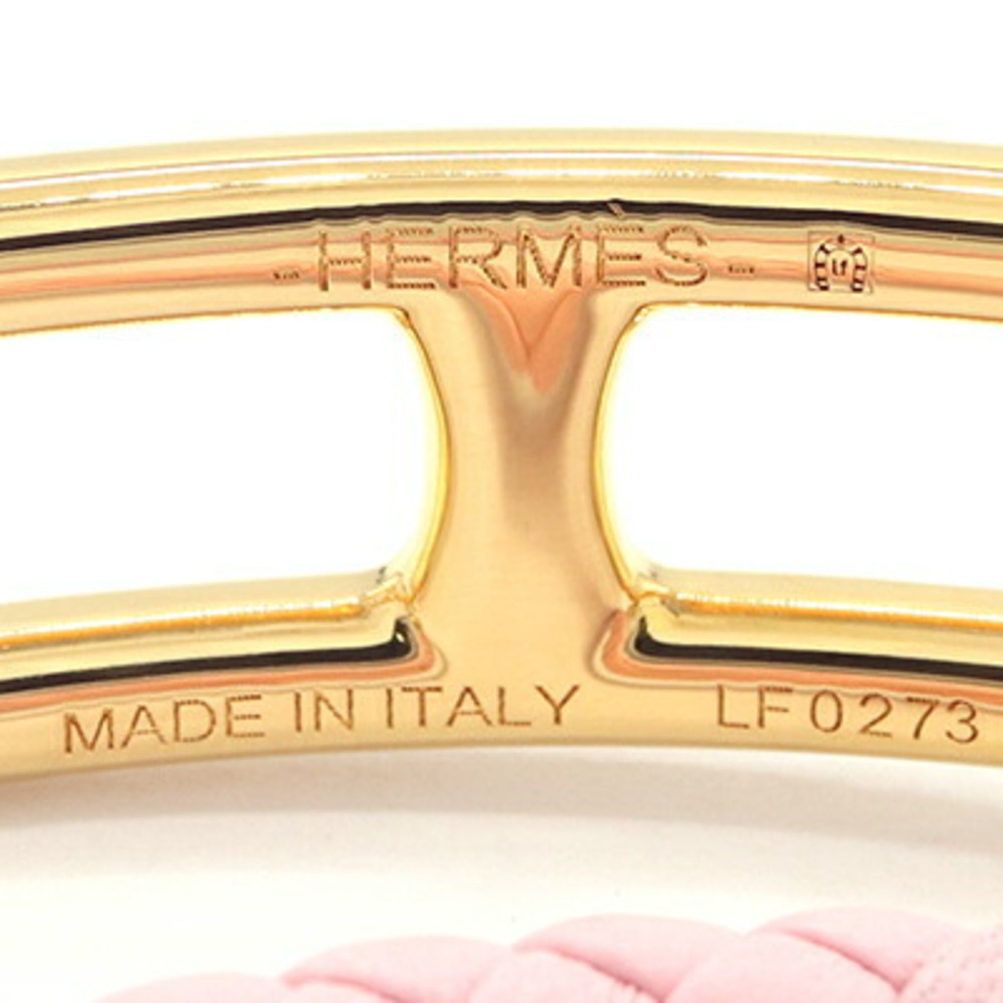 Hermes Hermes Bracelet, Louli Double Tour H071727, Rose Sakura, Veau Swift Leather, Layer, Women's. Size ONE SIZE - 4 Thumbnail