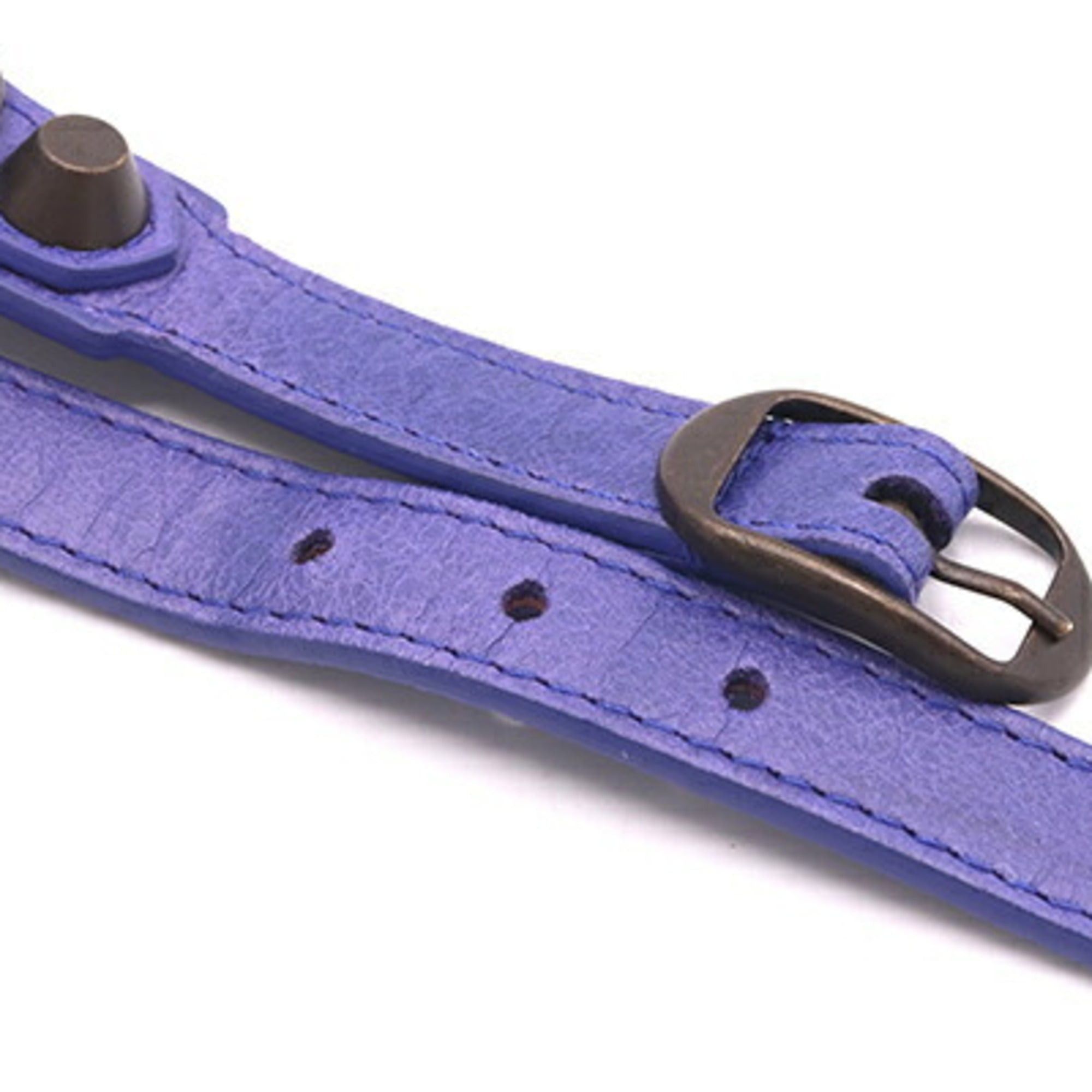 Balenciaga Balenciaga City Triple Bracelet 236342 Purple Leather Size M Strand Women's Men's BALENCIAGA Size ONE SIZE - 3 Thumbnail