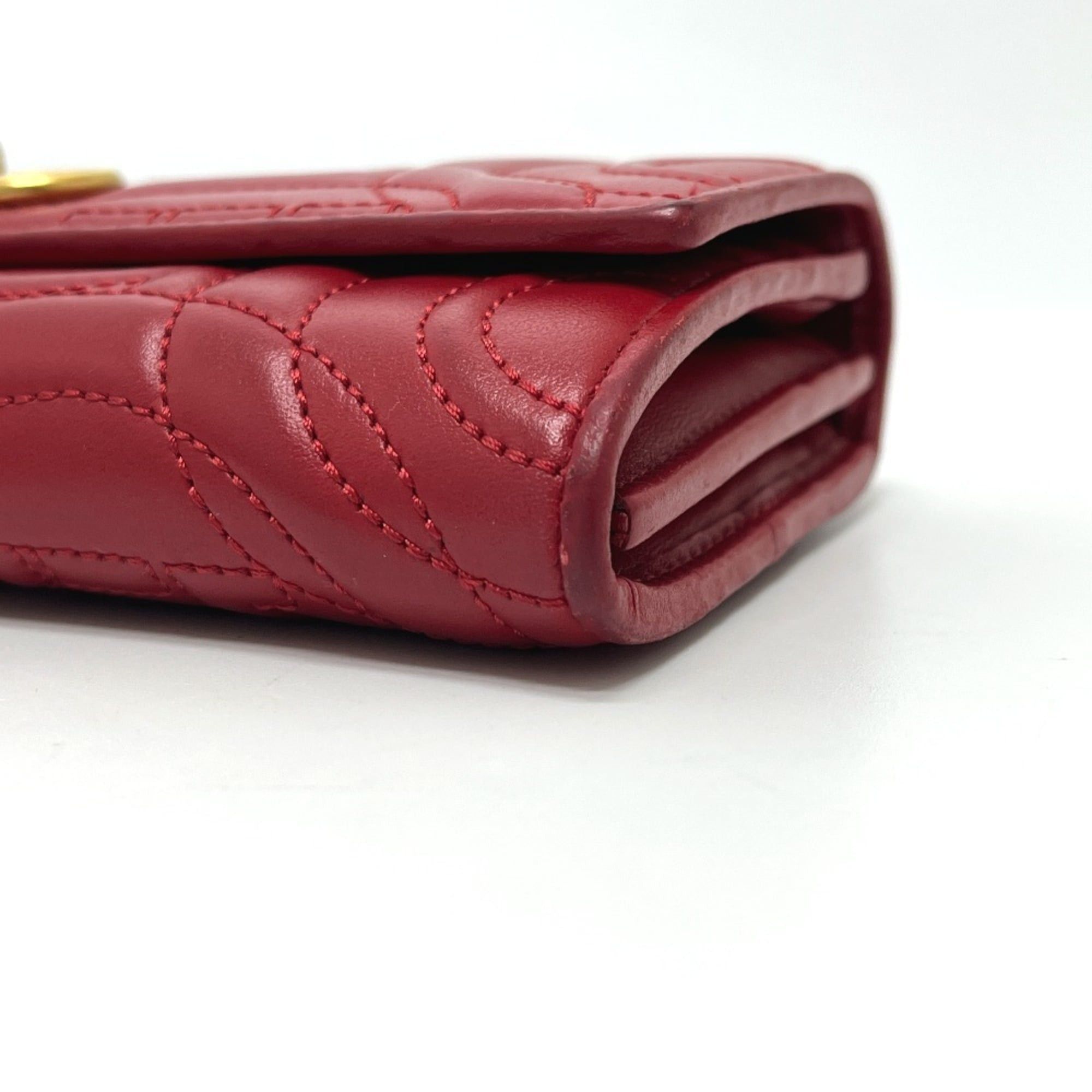 Salvatore Ferragamo Salvatore Ferragamo logo Gancini wallet with pass case, long wallet, leather, men's and women's, red. Size ONE SIZE - 17 Thumbnail