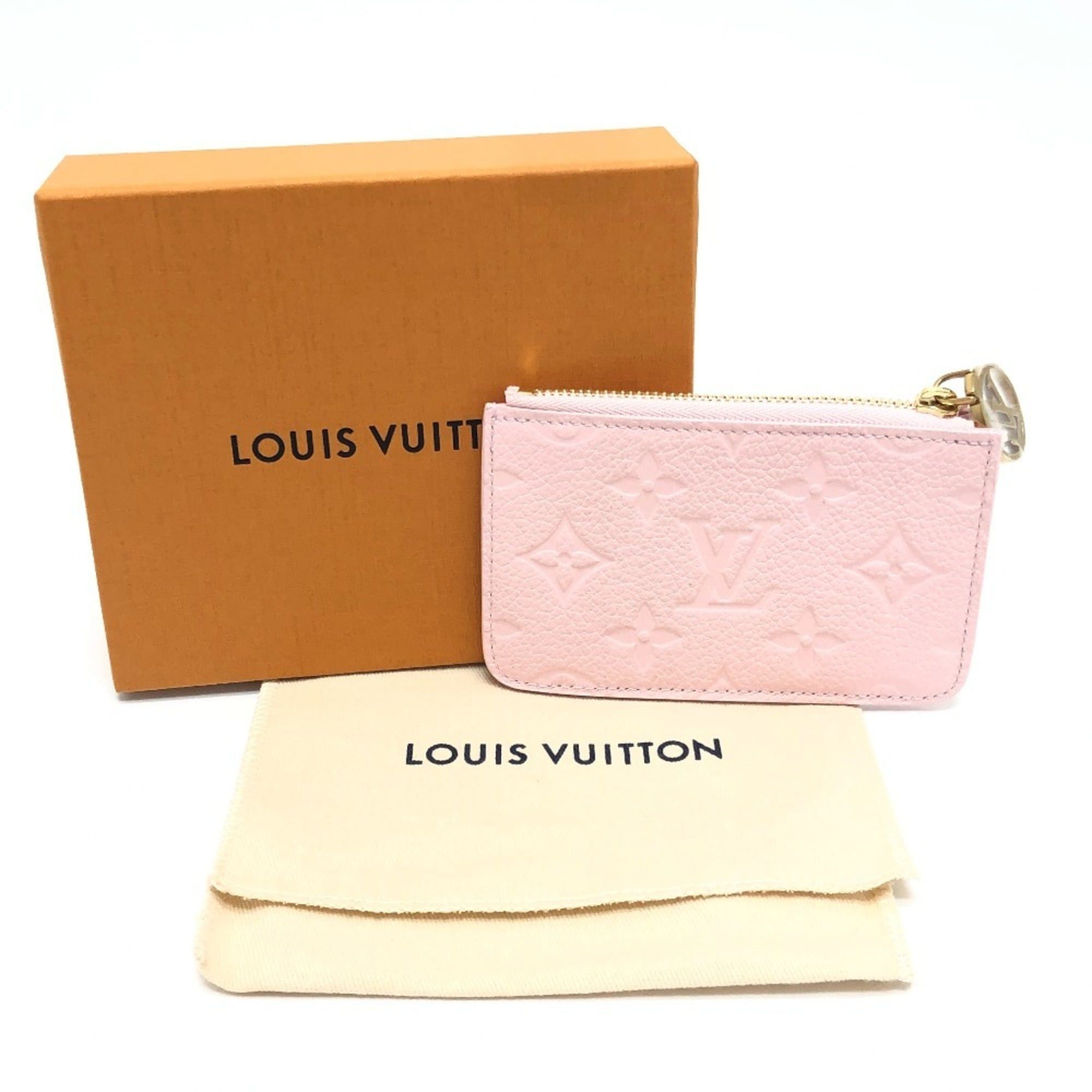 Louis Vuitton LOUIS VUITTON M28974 Business Card Holder/Card Case Porte Cartes Romy Coin Purse Monogram Empreinte Leather Women's Confetti Pink Size ONE SIZE - 13 Thumbnail