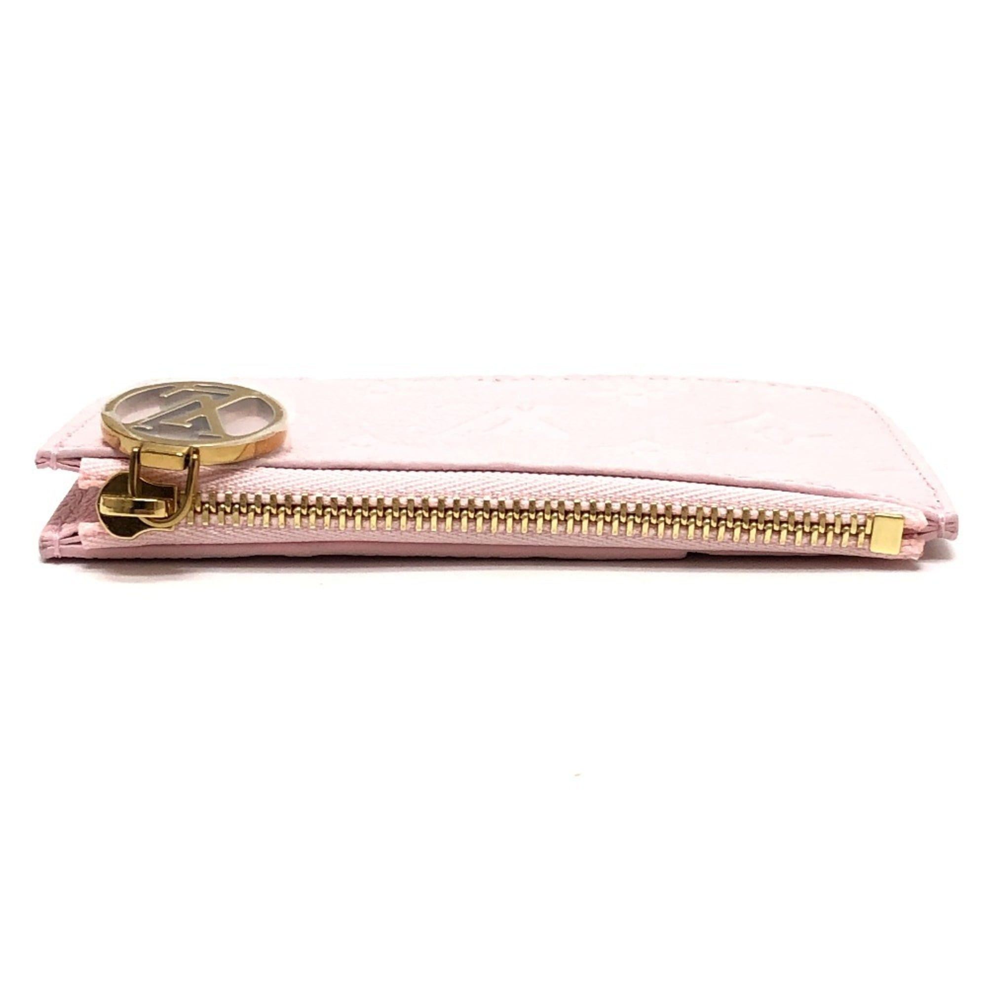 Louis Vuitton LOUIS VUITTON M28974 Business Card Holder/Card Case Porte Cartes Romy Coin Purse Monogram Empreinte Leather Women's Confetti Pink Size ONE SIZE - 5 Thumbnail
