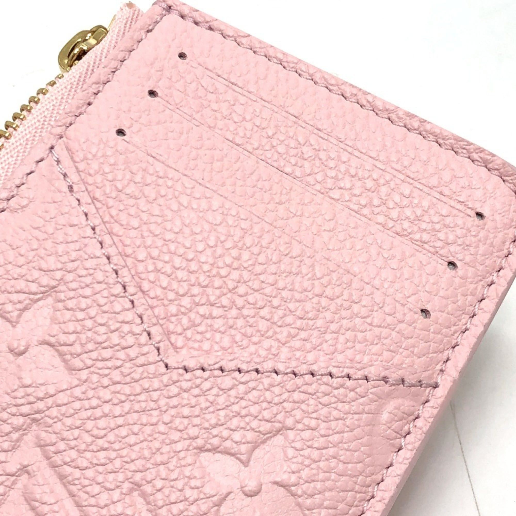 Louis Vuitton LOUIS VUITTON M28974 Business Card Holder/Card Case Porte Cartes Romy Coin Purse Monogram Empreinte Leather Women's Confetti Pink Size ONE SIZE - 12 Thumbnail