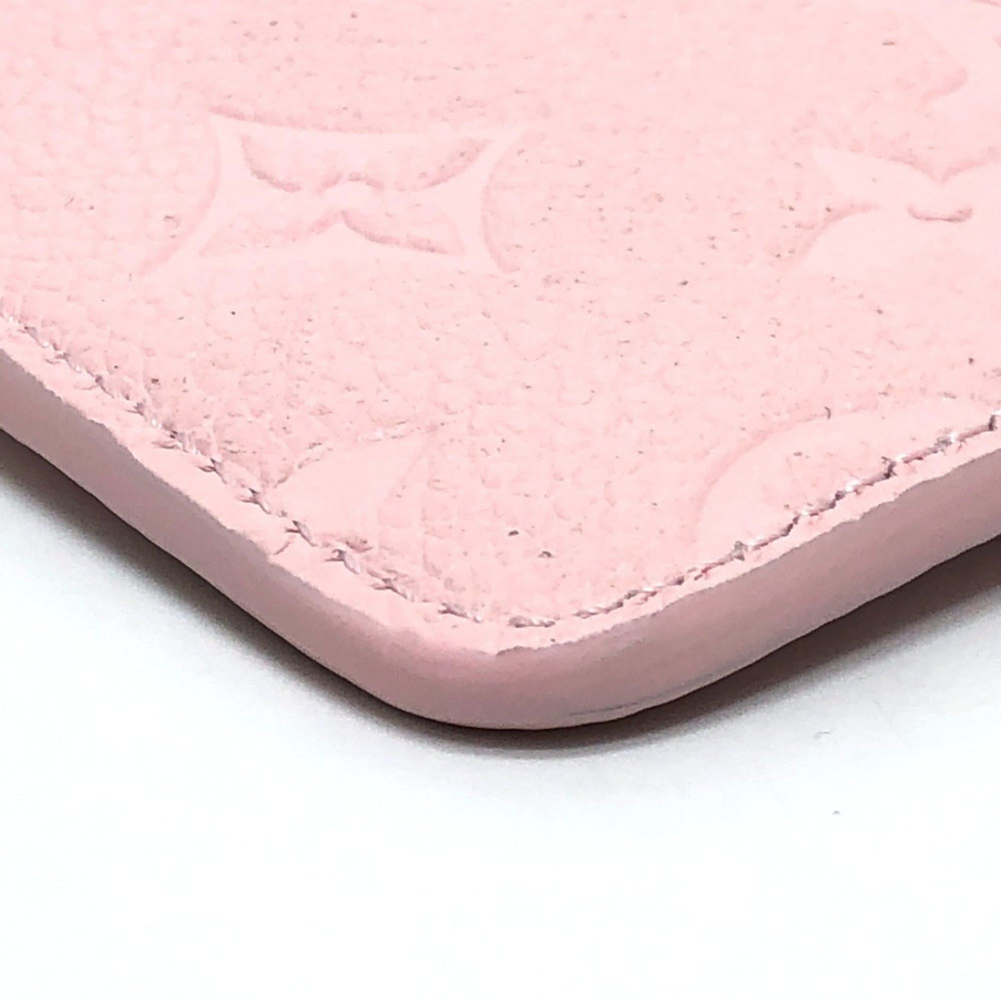 Louis Vuitton LOUIS VUITTON M28974 Business Card Holder/Card Case Porte Cartes Romy Coin Purse Monogram Empreinte Leather Women's Confetti Pink Size ONE SIZE - 8 Thumbnail