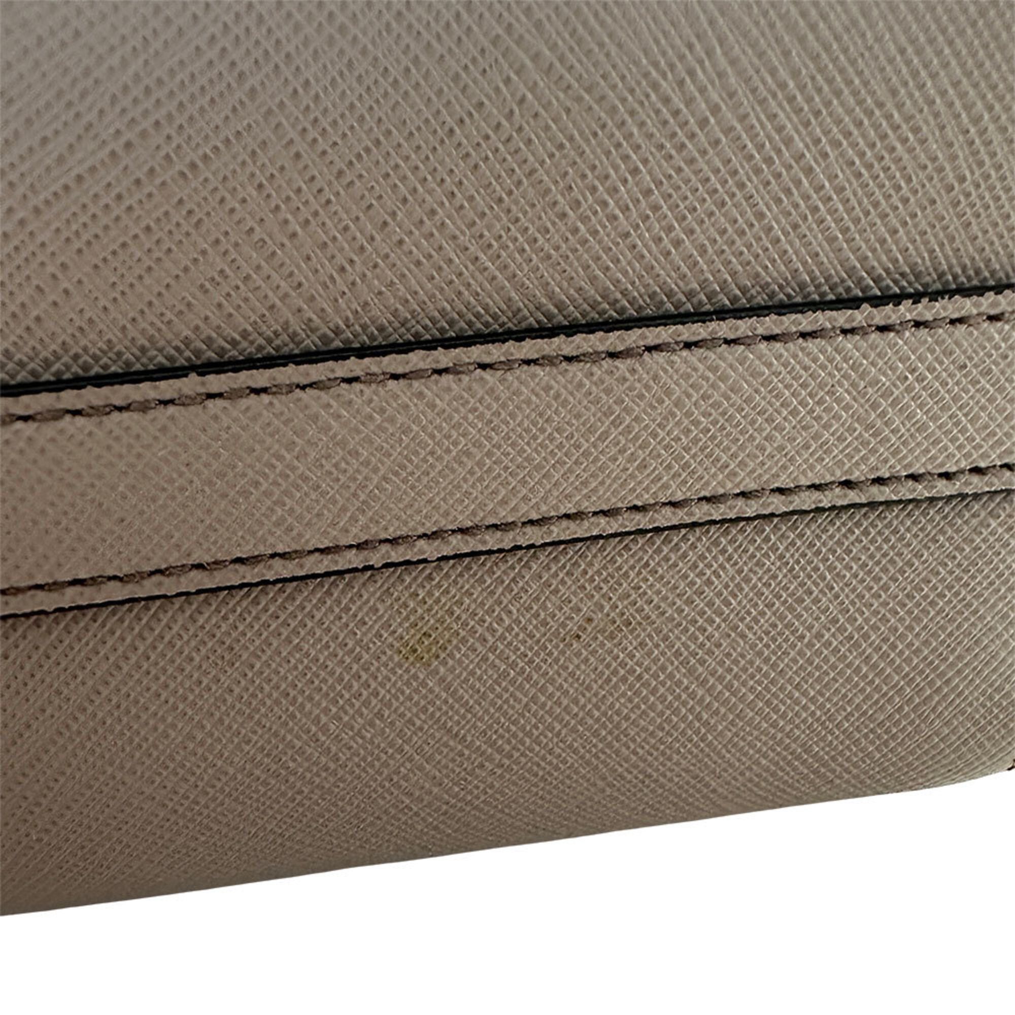 Prada Prada handbag for women, brand name, handbag/shoulder bag, 2-way, Saffiano leather, gray, 1BA113, can be carried by hand or on the shoulder. Size ONE SIZE - 7 Thumbnail