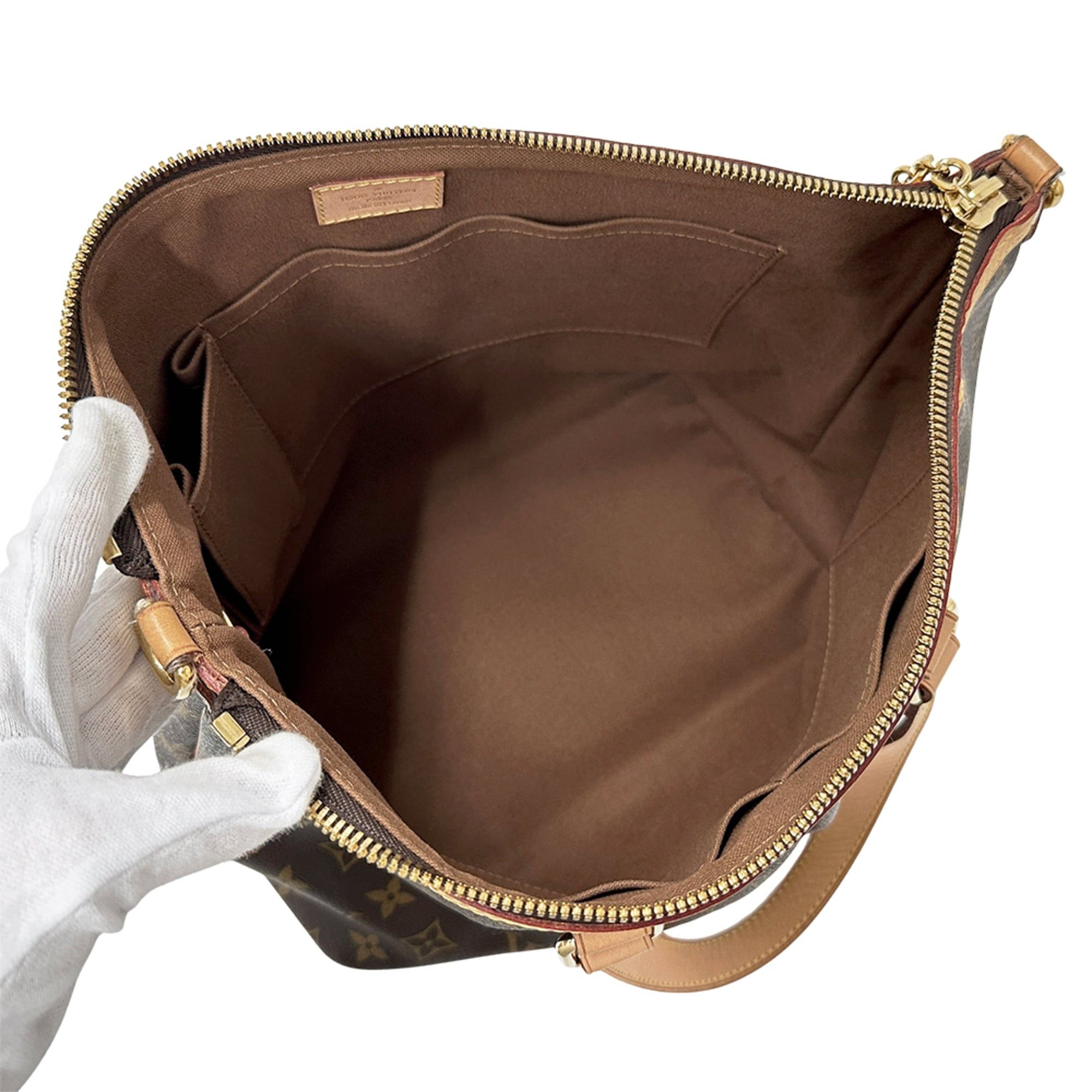 Louis Vuitton Louis Vuitton handbag, Monogram, women's, brand, handbag/shoulder bag, 2-way, Palermo PM M40145, brown Size ONE SIZE - 5 Thumbnail