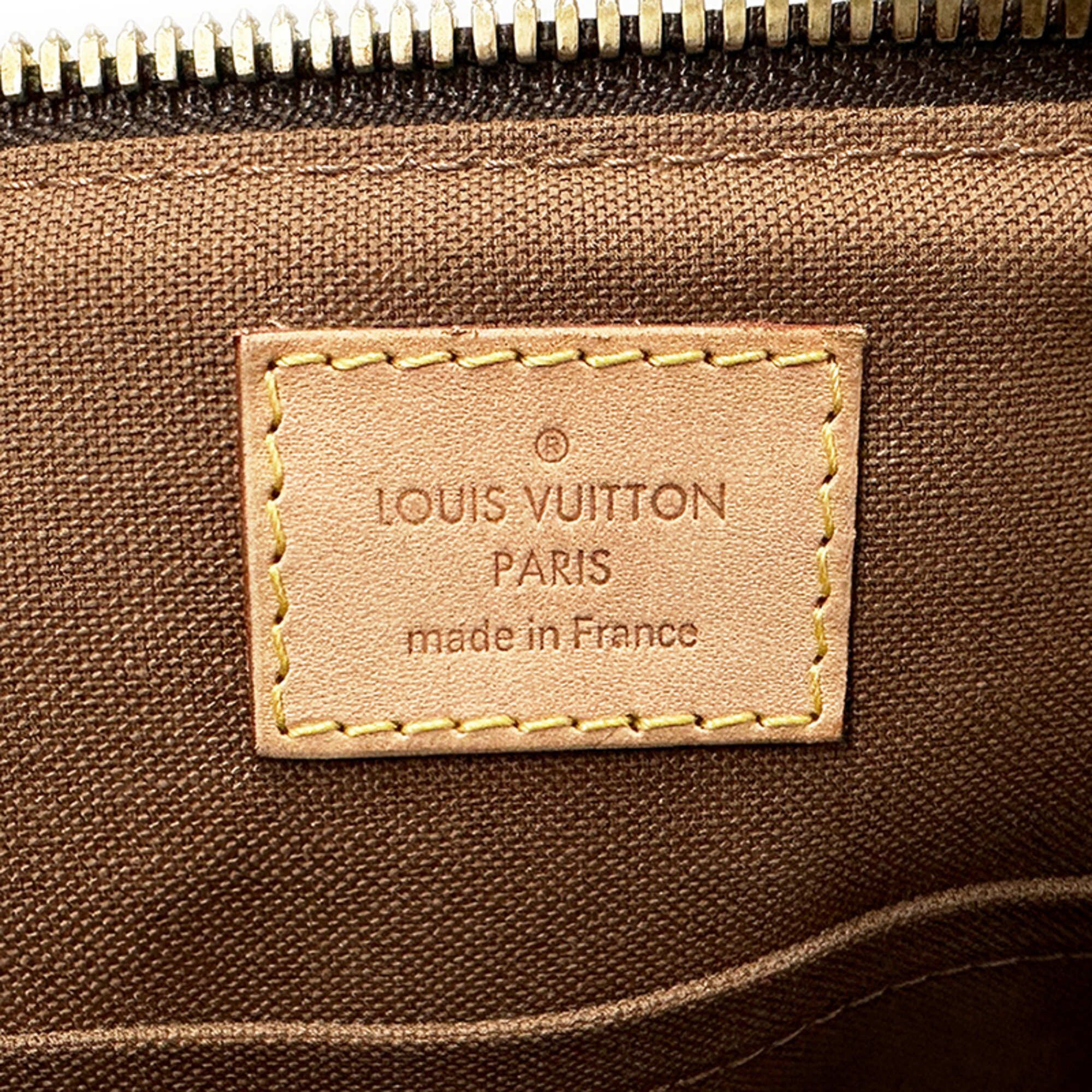 Louis Vuitton Louis Vuitton handbag, Monogram, women's, brand, handbag/shoulder bag, 2-way, Palermo PM M40145, brown Size ONE SIZE - 6 Thumbnail
