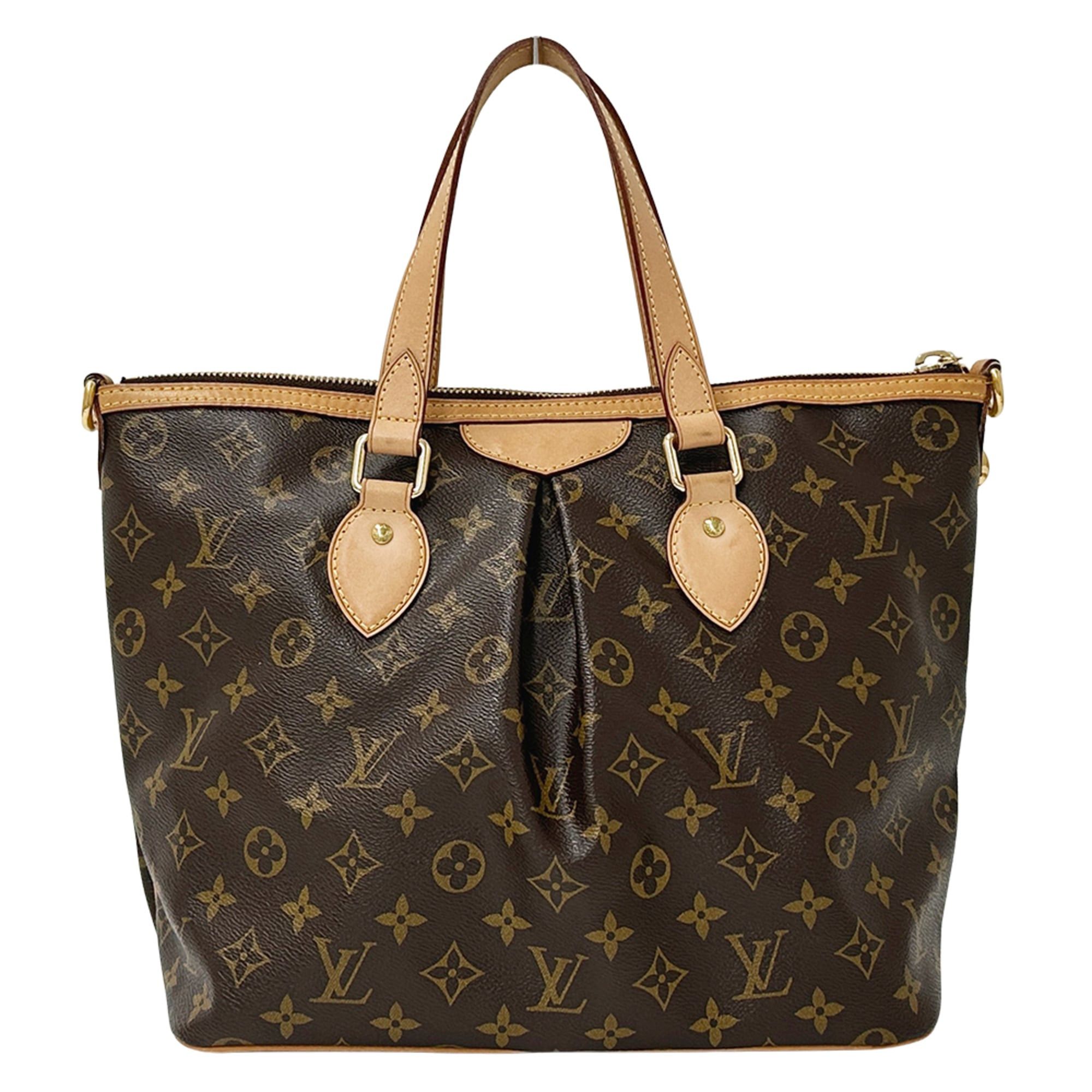 Louis Vuitton Louis Vuitton handbag, Monogram, women's, brand, handbag/shoulder bag, 2-way, Palermo PM M40145, brown Size ONE SIZE - 2 Thumbnail