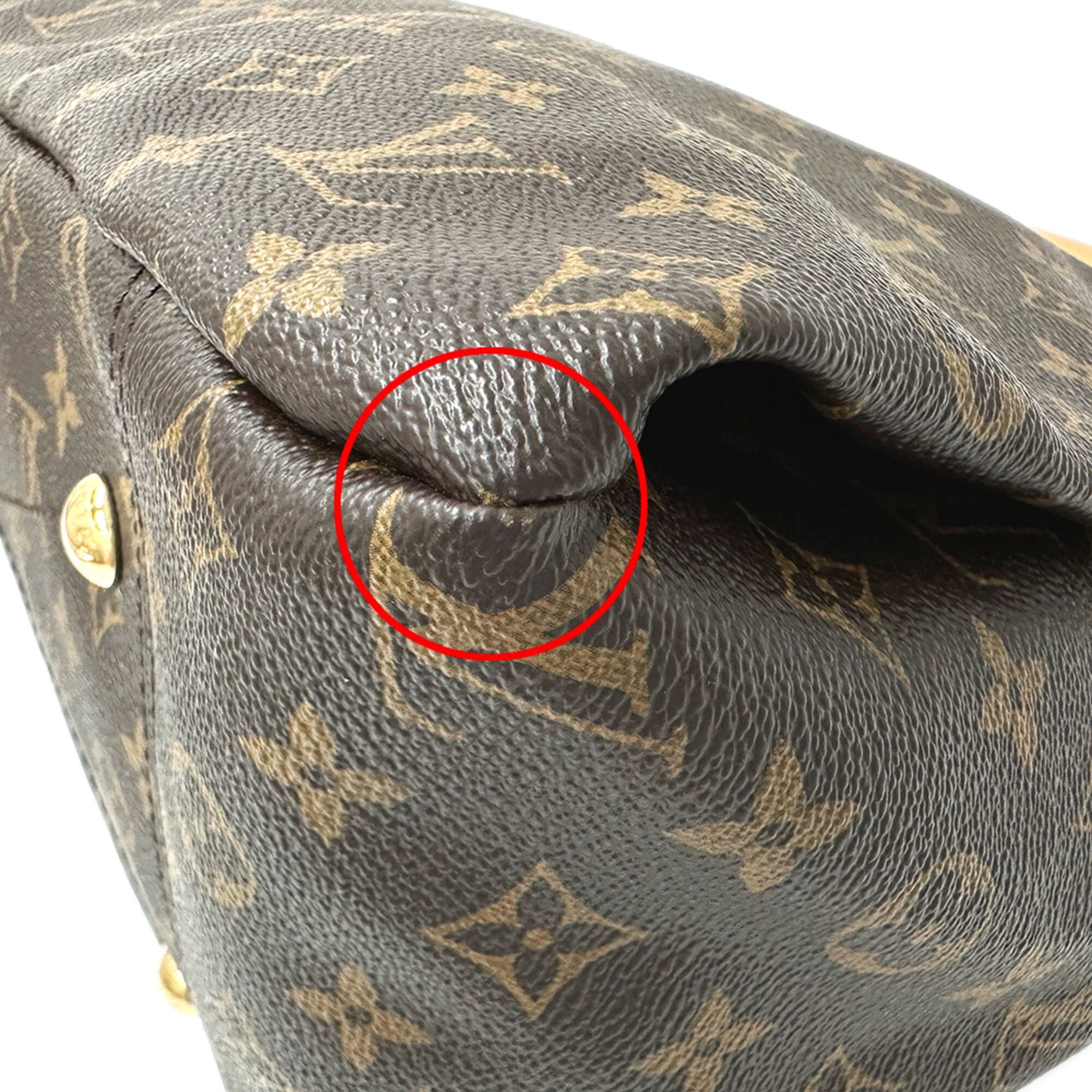 Louis Vuitton Louis Vuitton handbag, Monogram, women's brand shoulder bag, Artsy MM M40249, brown, one-shoulder bag. Size ONE SIZE - 9 Thumbnail