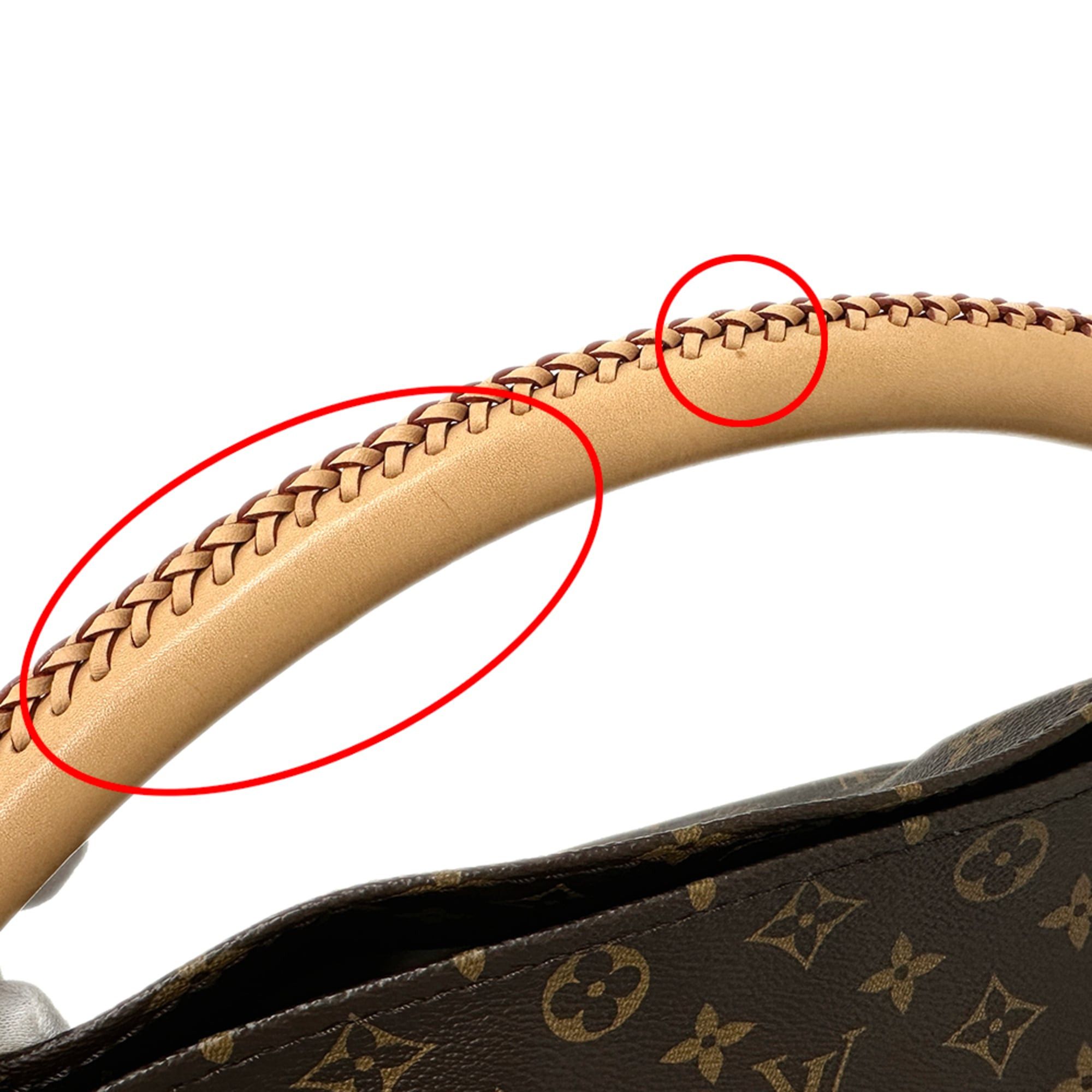 Louis Vuitton Louis Vuitton handbag, Monogram, women's brand shoulder bag, Artsy MM M40249, brown, one-shoulder bag. Size ONE SIZE - 12 Thumbnail