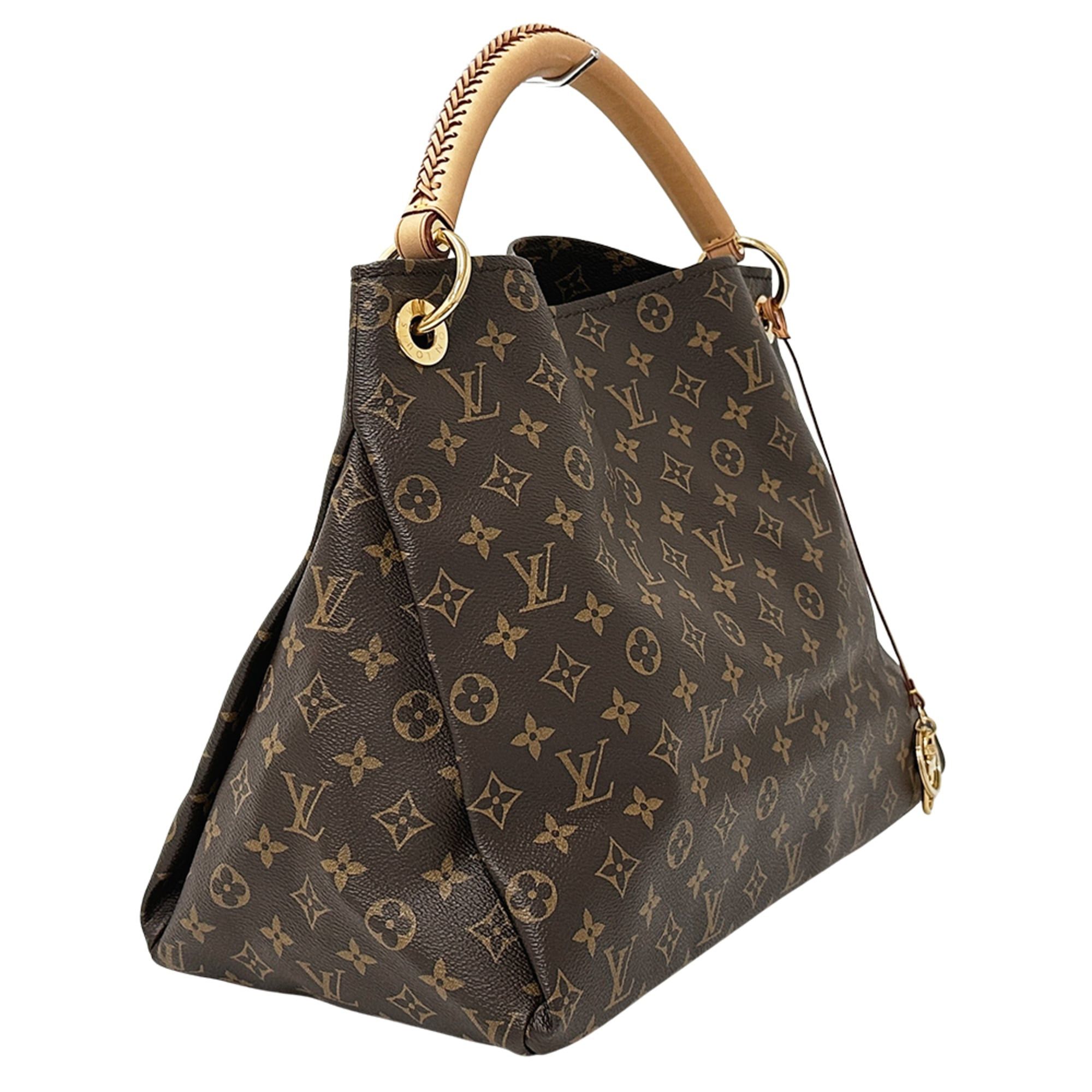 Louis Vuitton Louis Vuitton handbag, Monogram, women's brand shoulder bag, Artsy MM M40249, brown, one-shoulder bag. Size ONE SIZE - 4 Thumbnail