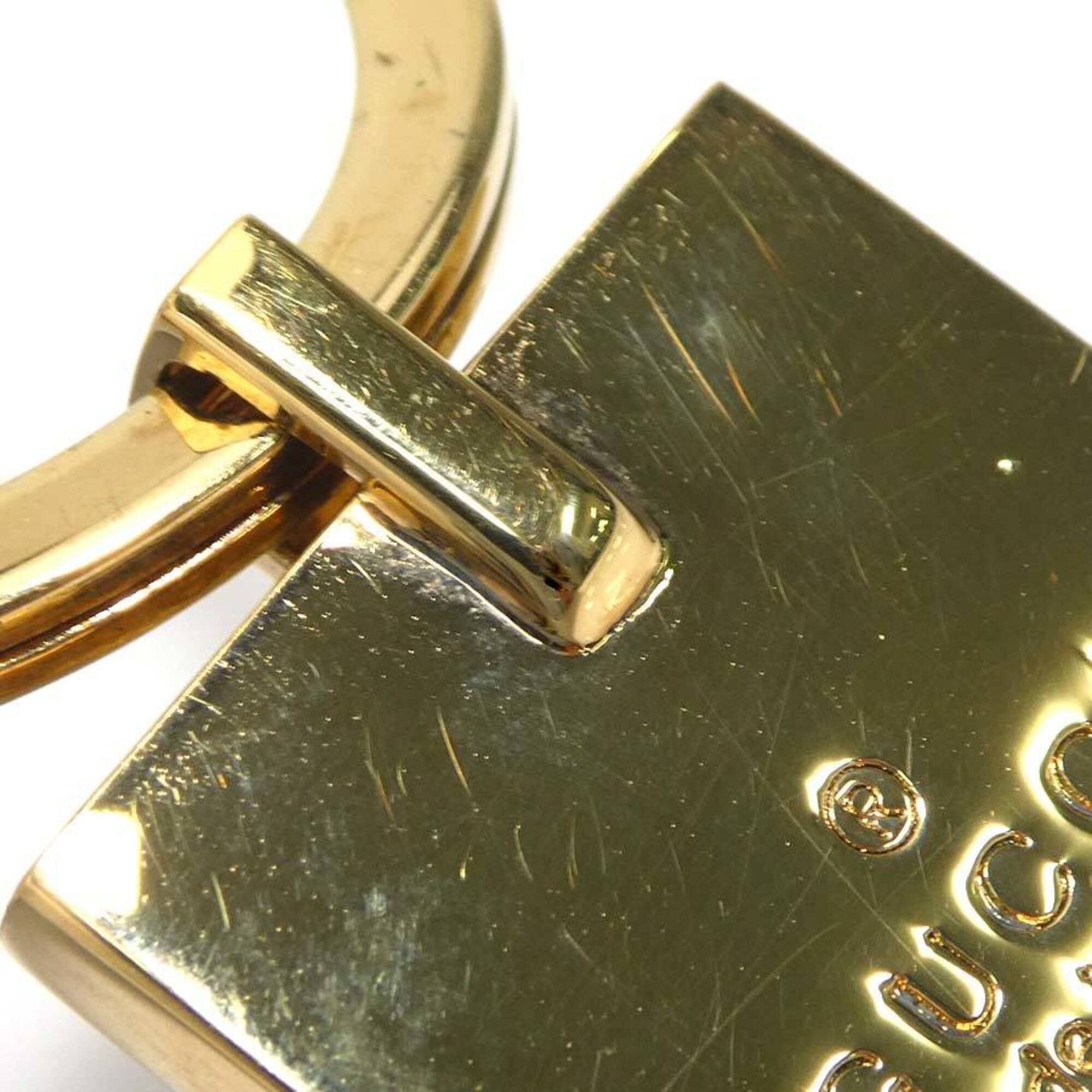 Gucci Gucci Charm Keyring Metal Gold Men's Women's h32198a Size ONE SIZE - 9 Thumbnail