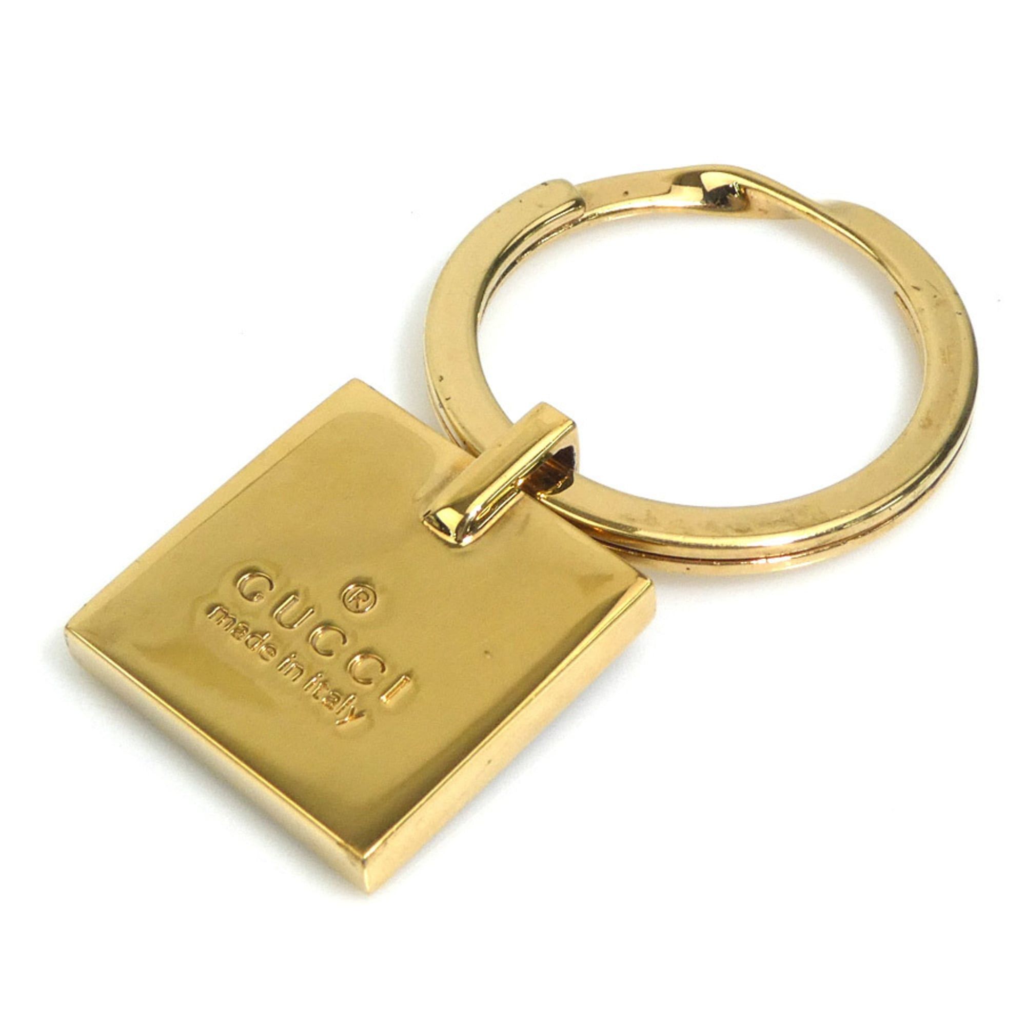Gucci Gucci Charm Keyring Metal Gold Men's Women's h32198a Size ONE SIZE - 5 Thumbnail