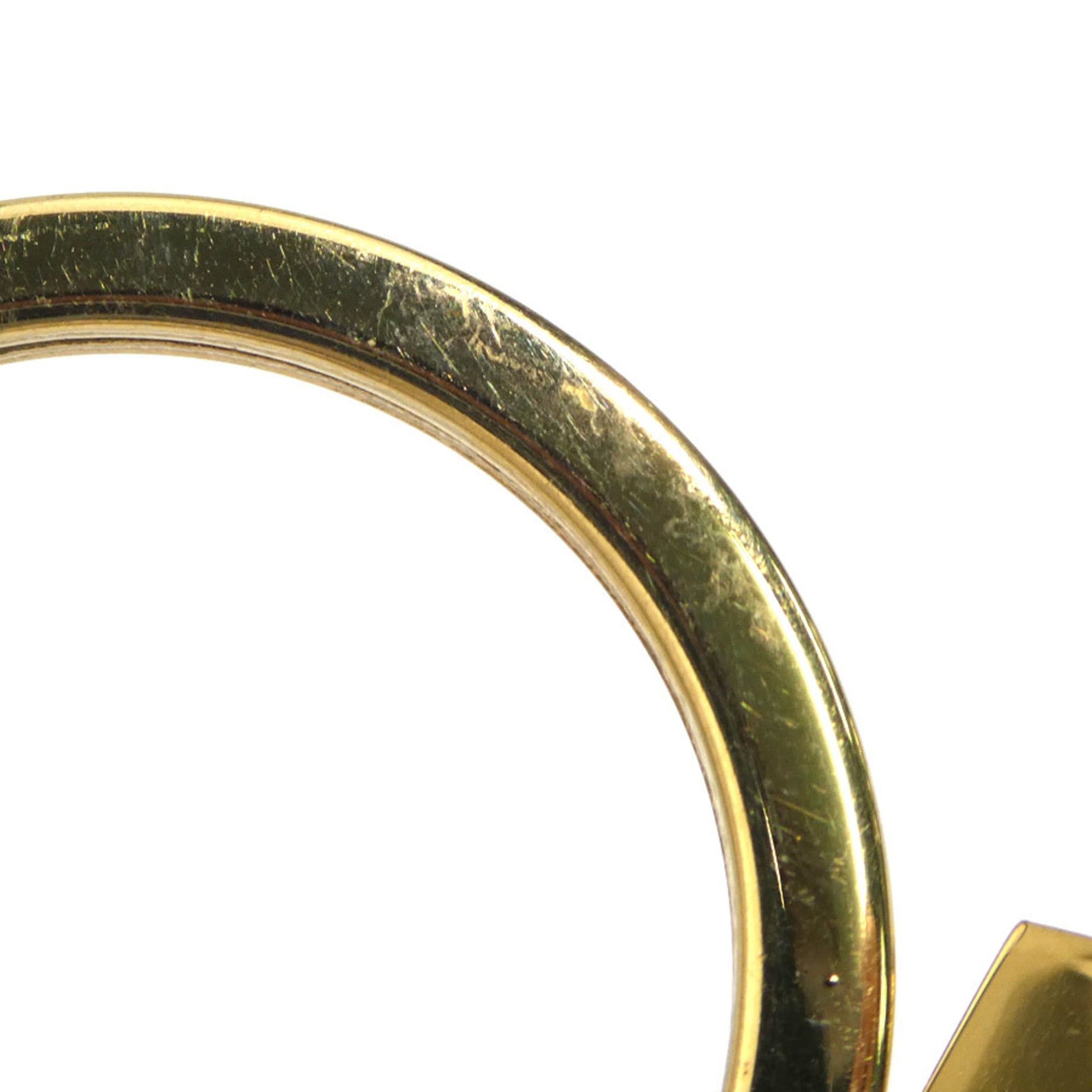 Gucci Gucci Charm Keyring Metal Gold Men's Women's h32198a Size ONE SIZE - 8 Thumbnail