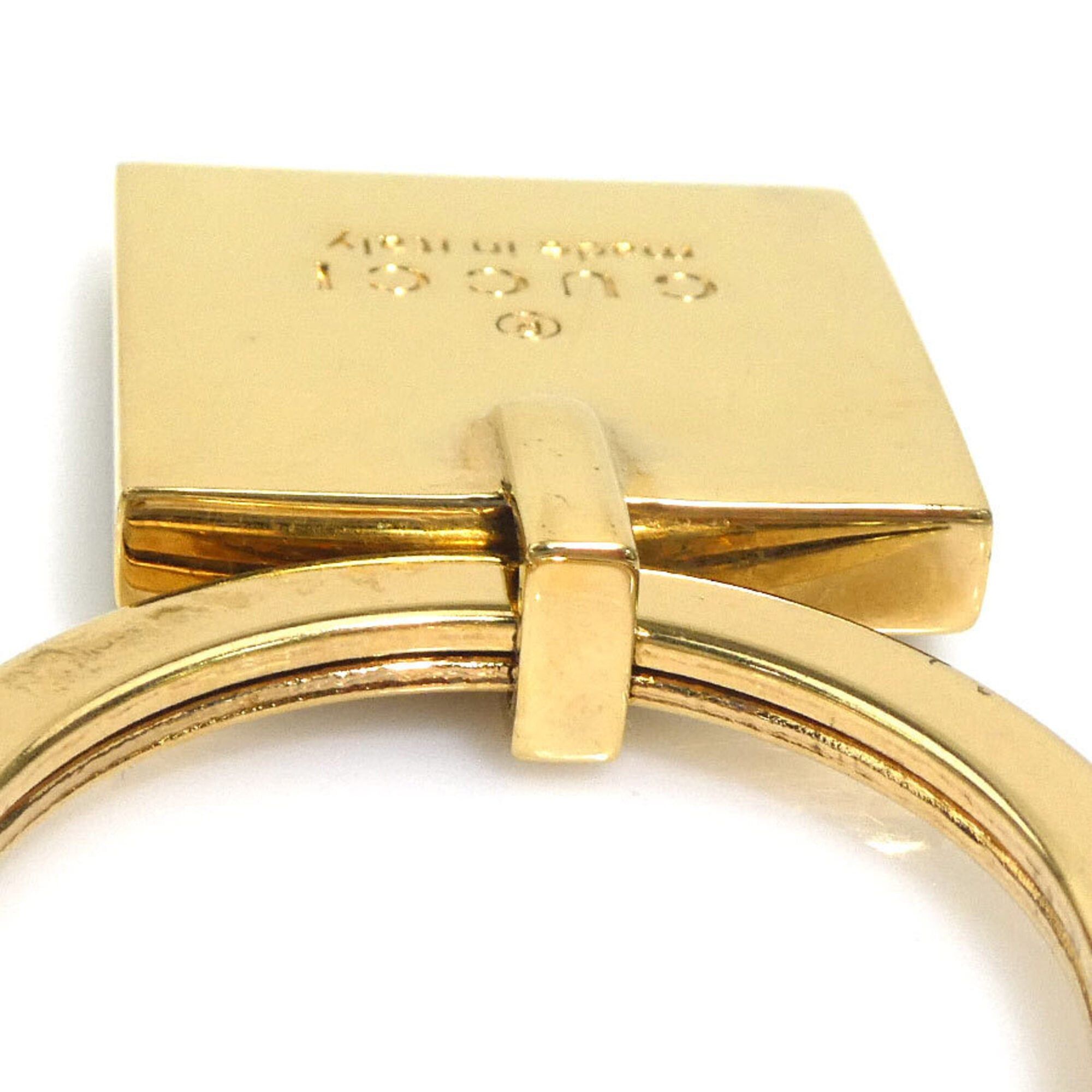 Gucci Gucci Charm Keyring Metal Gold Men's Women's h32198a Size ONE SIZE - 6 Thumbnail