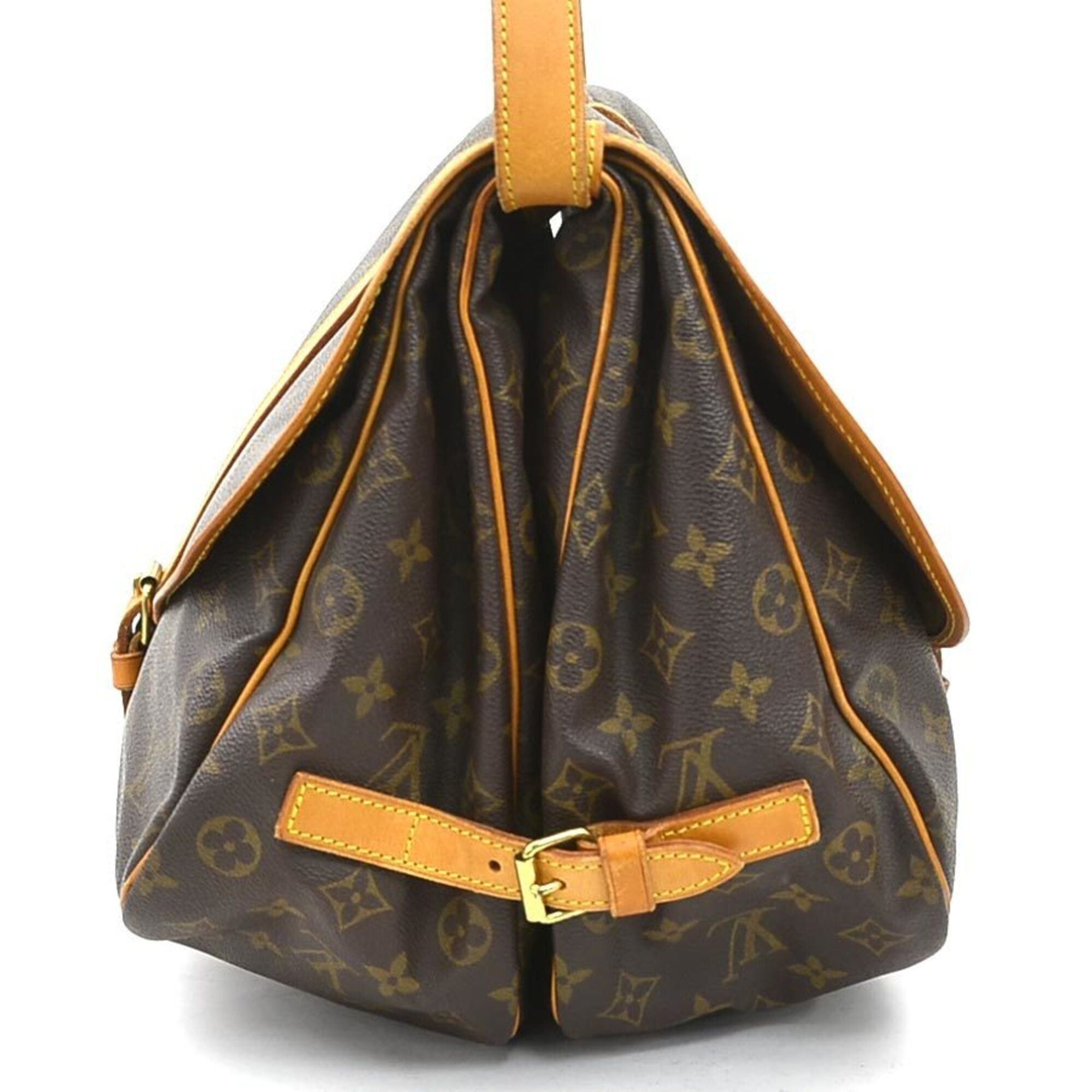 Louis Vuitton Louis Vuitton Shoulder Bag Monogram Saumur 35 Canvas Brown Gold Men's Women's M42254 e61841a Size ONE SIZE - 2 Thumbnail