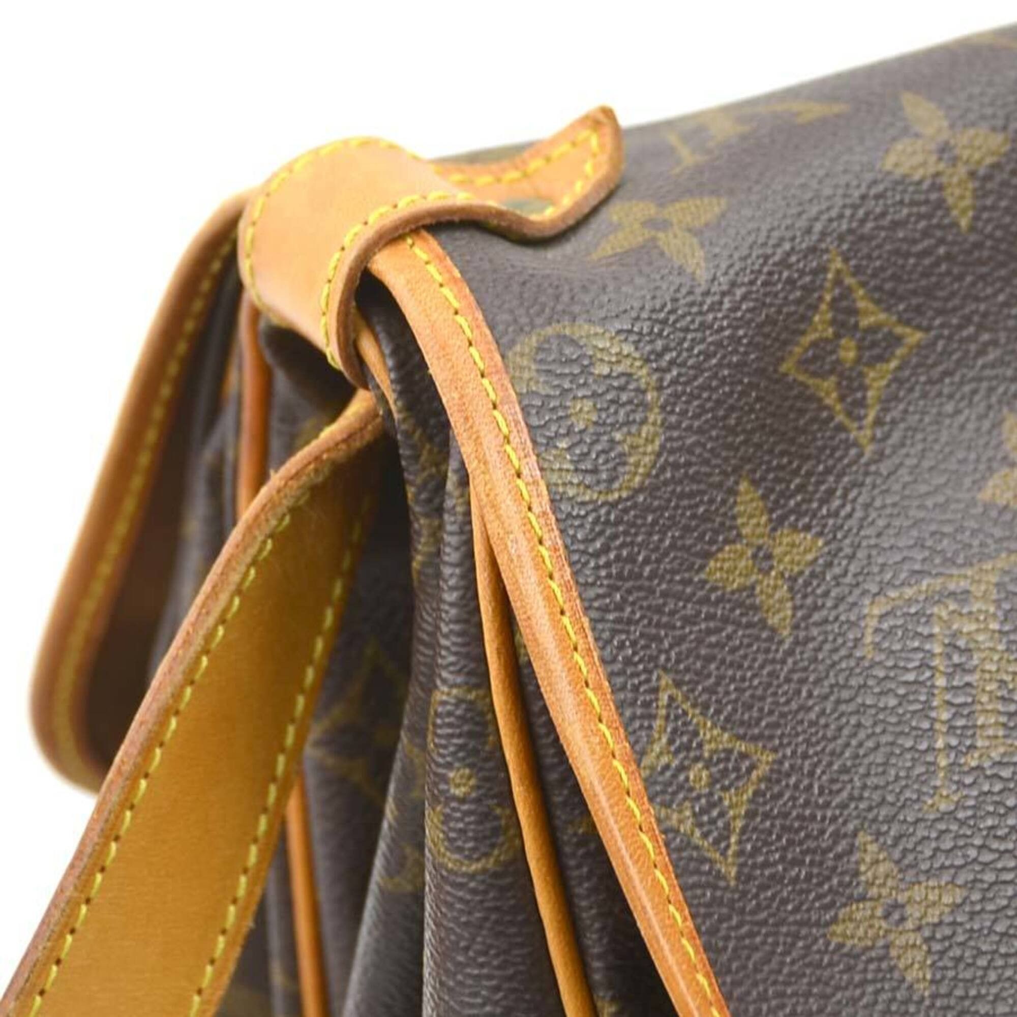 Louis Vuitton Louis Vuitton Shoulder Bag Monogram Saumur 35 Canvas Brown Gold Men's Women's M42254 e61841a Size ONE SIZE - 7 Thumbnail
