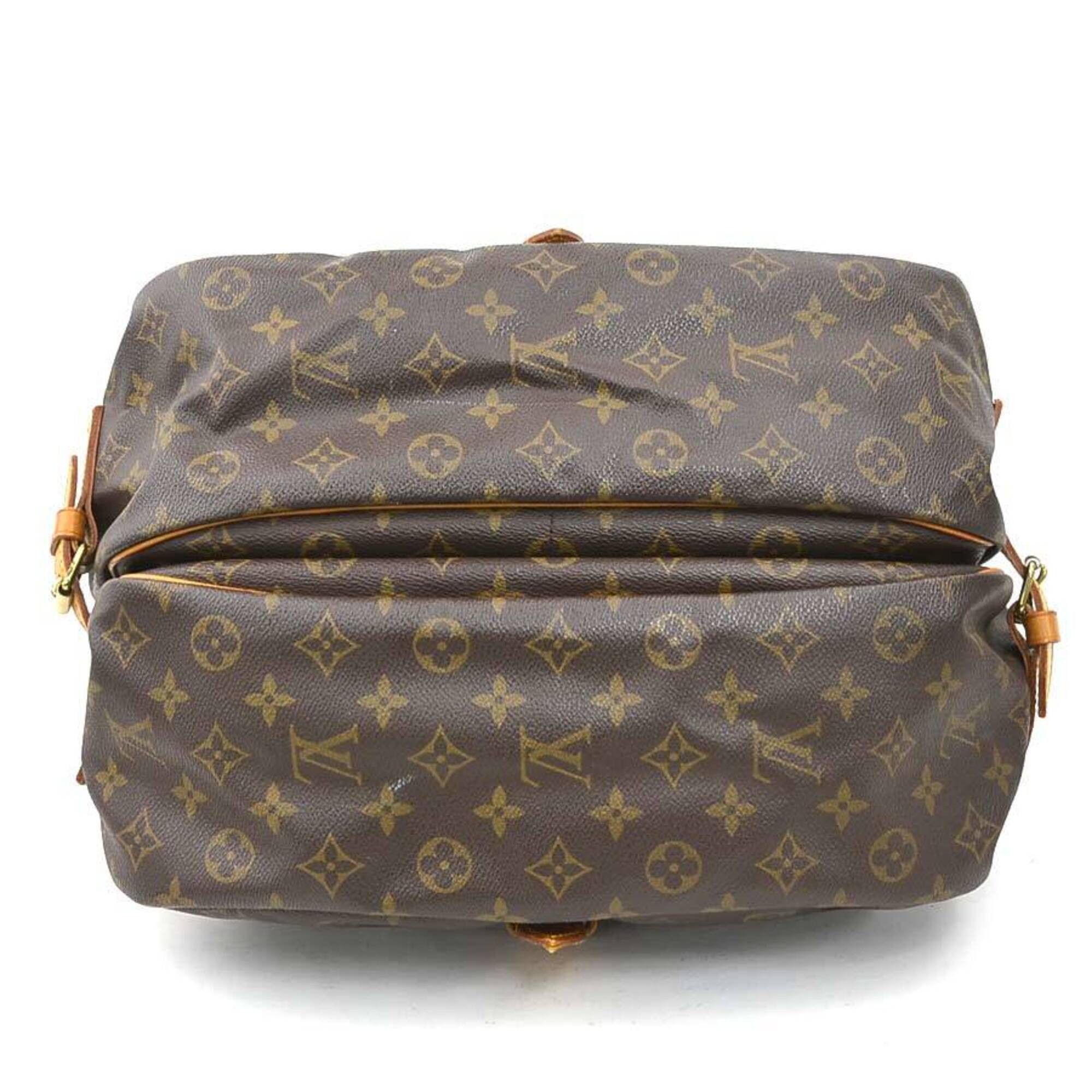 Louis Vuitton Louis Vuitton Shoulder Bag Monogram Saumur 35 Canvas Brown Gold Men's Women's M42254 e61841a Size ONE SIZE - 4 Thumbnail