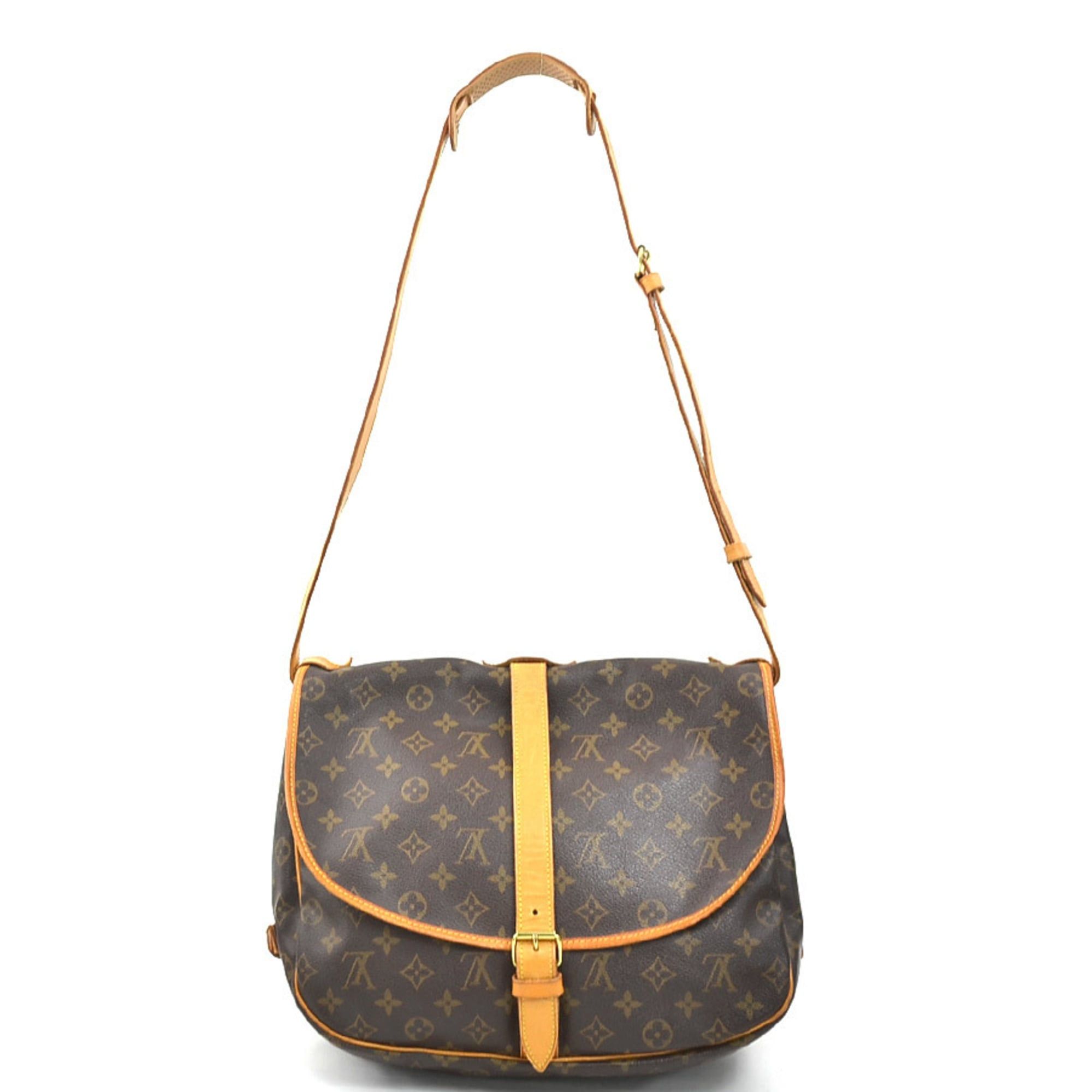 Louis Vuitton Louis Vuitton Shoulder Bag Monogram Saumur 35 Canvas Brown Gold Men's Women's M42254 e61841a Size ONE SIZE - 20 Thumbnail