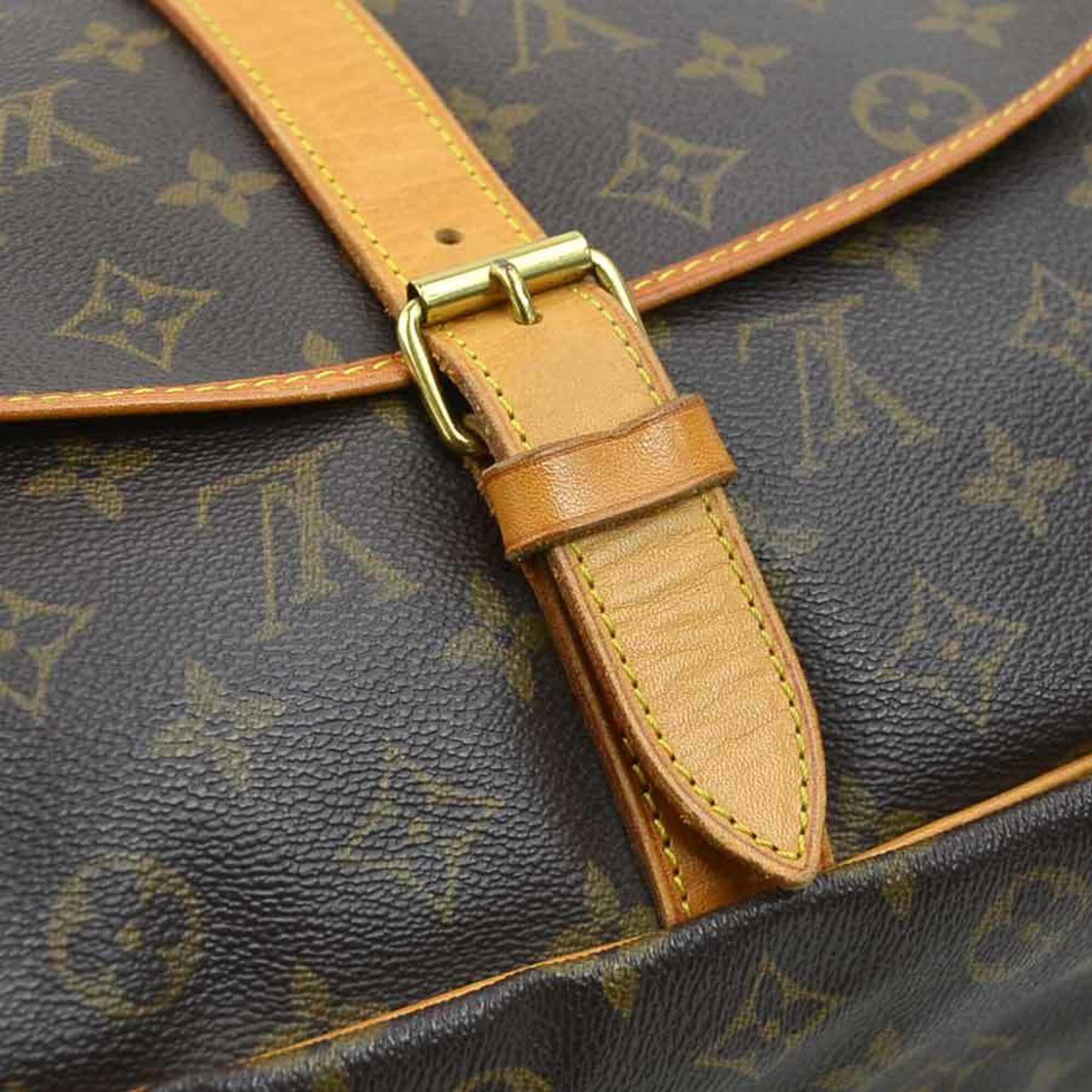 Louis Vuitton Louis Vuitton Shoulder Bag Monogram Saumur 35 Canvas Brown Gold Men's Women's M42254 e61841a Size ONE SIZE - 15 Thumbnail