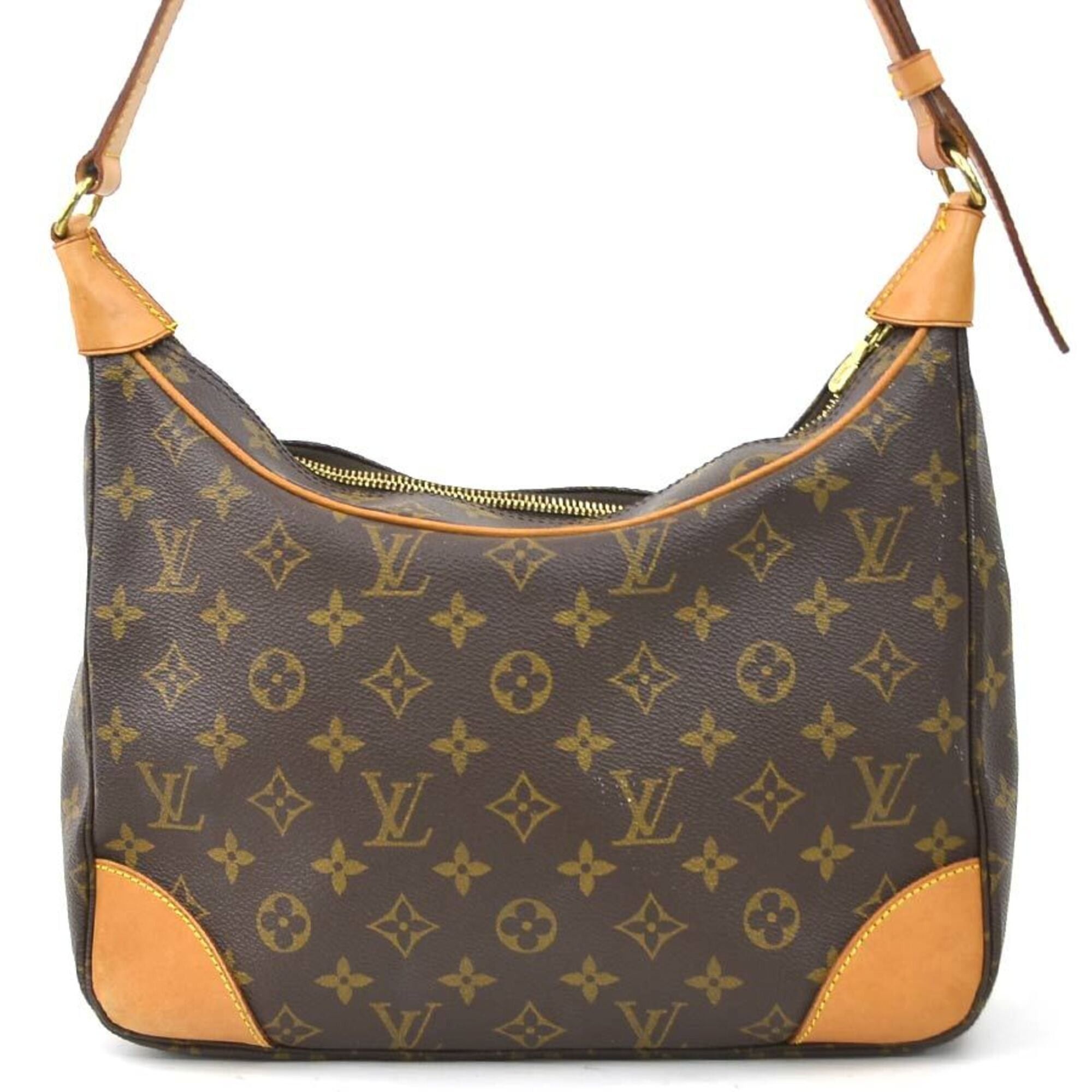Louis Vuitton Louis Vuitton Shoulder Bag Monogram Boulogne 30 Canvas Brown Gold Women's M51265 e61842a Size ONE SIZE - 3 Thumbnail