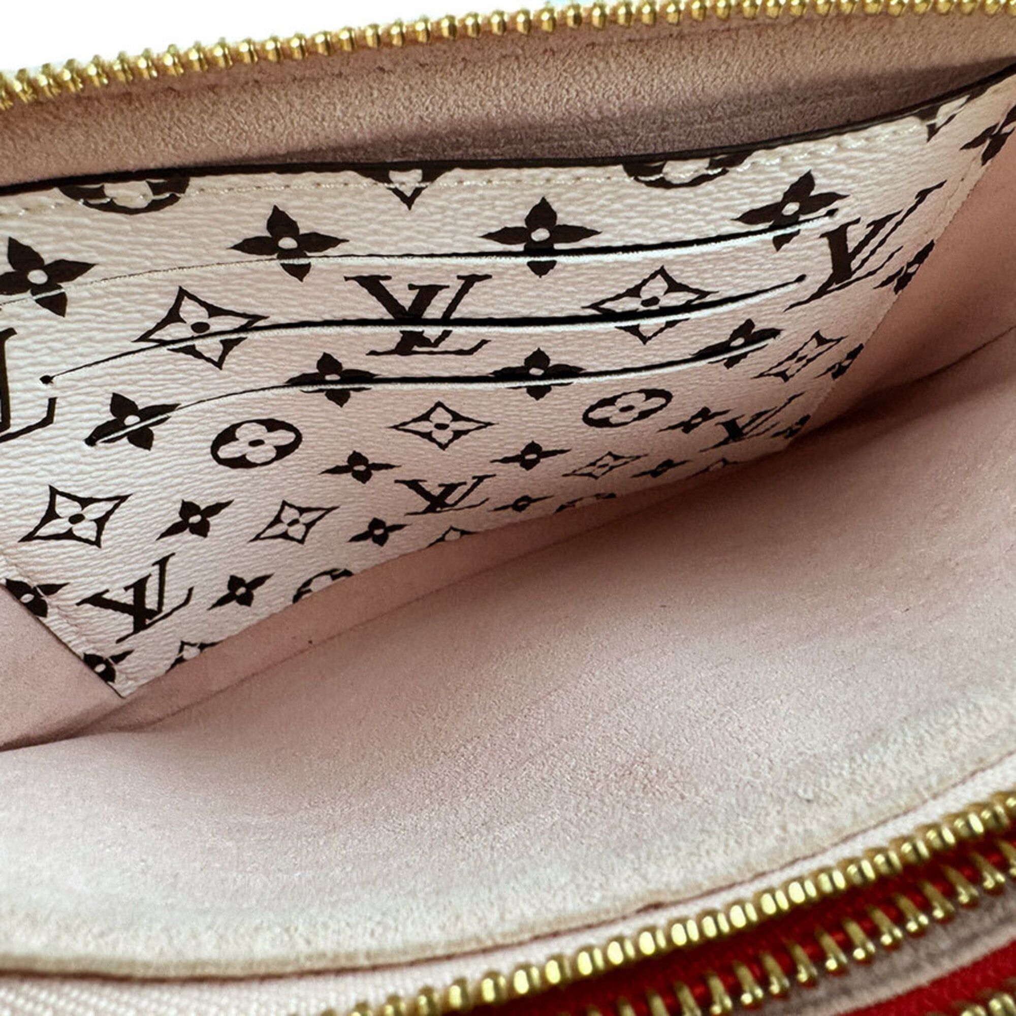 Louis Vuitton Louis Vuitton Shoulder Bag Monogram Giant Pochette Double Zip Red Pink Women's M67561 z9618 Size ONE SIZE - 6 Thumbnail