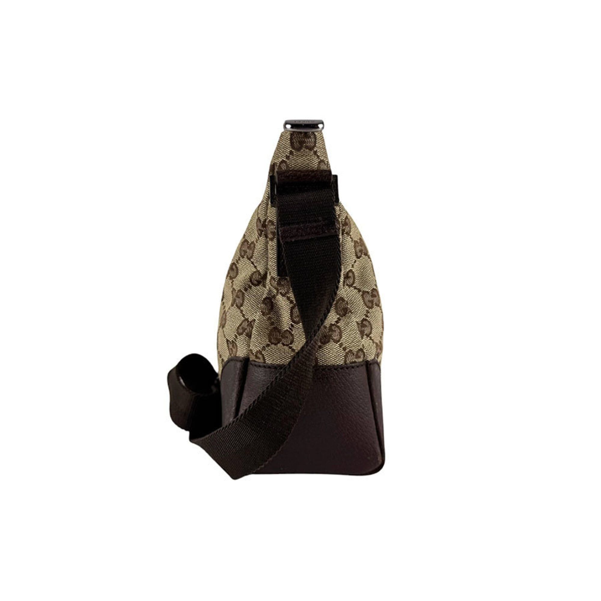 Gucci Gucci Shoulder Bag GG Canvas Leather Brown Men's Women's 114273 z9616 Size ONE SIZE - 2 Thumbnail