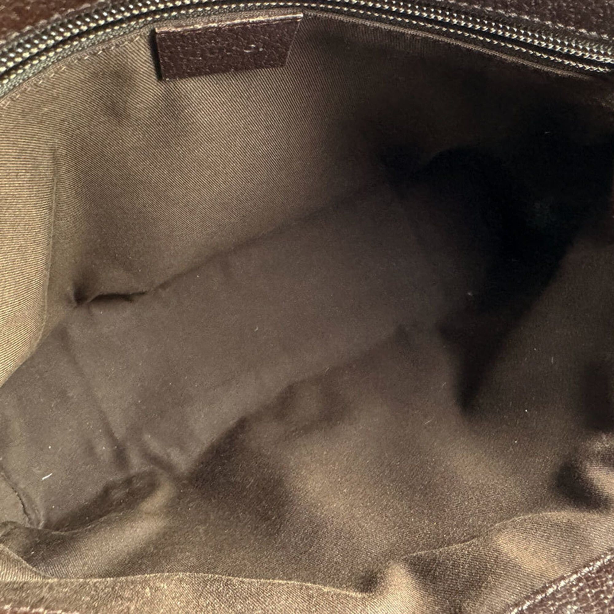 Gucci Gucci Shoulder Bag GG Canvas Leather Brown Men's Women's 114273 z9616 Size ONE SIZE - 5 Thumbnail
