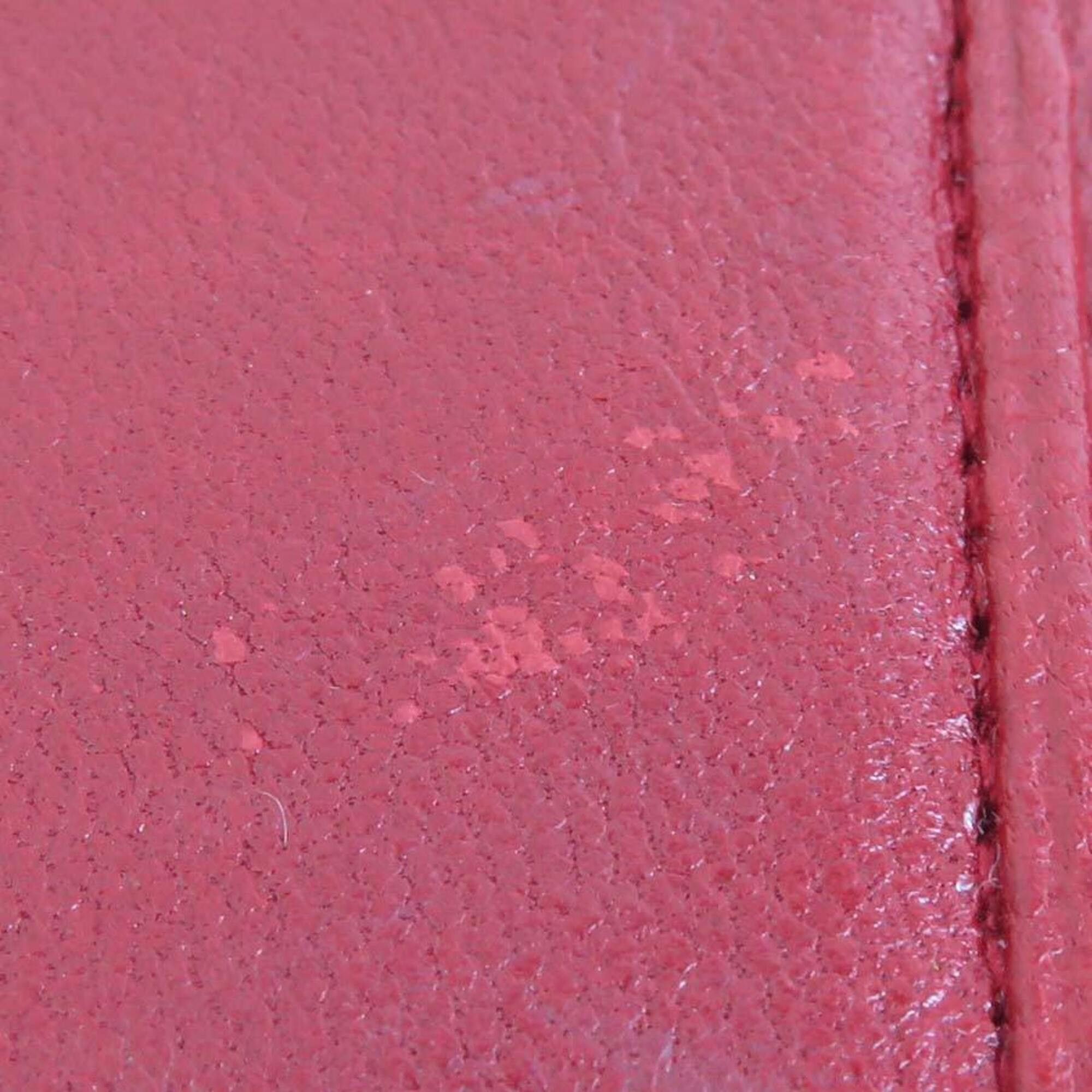 Chanel Chanel Billfold Bicolore Leather Red Men's e61862a Size ONE SIZE - 5 Thumbnail