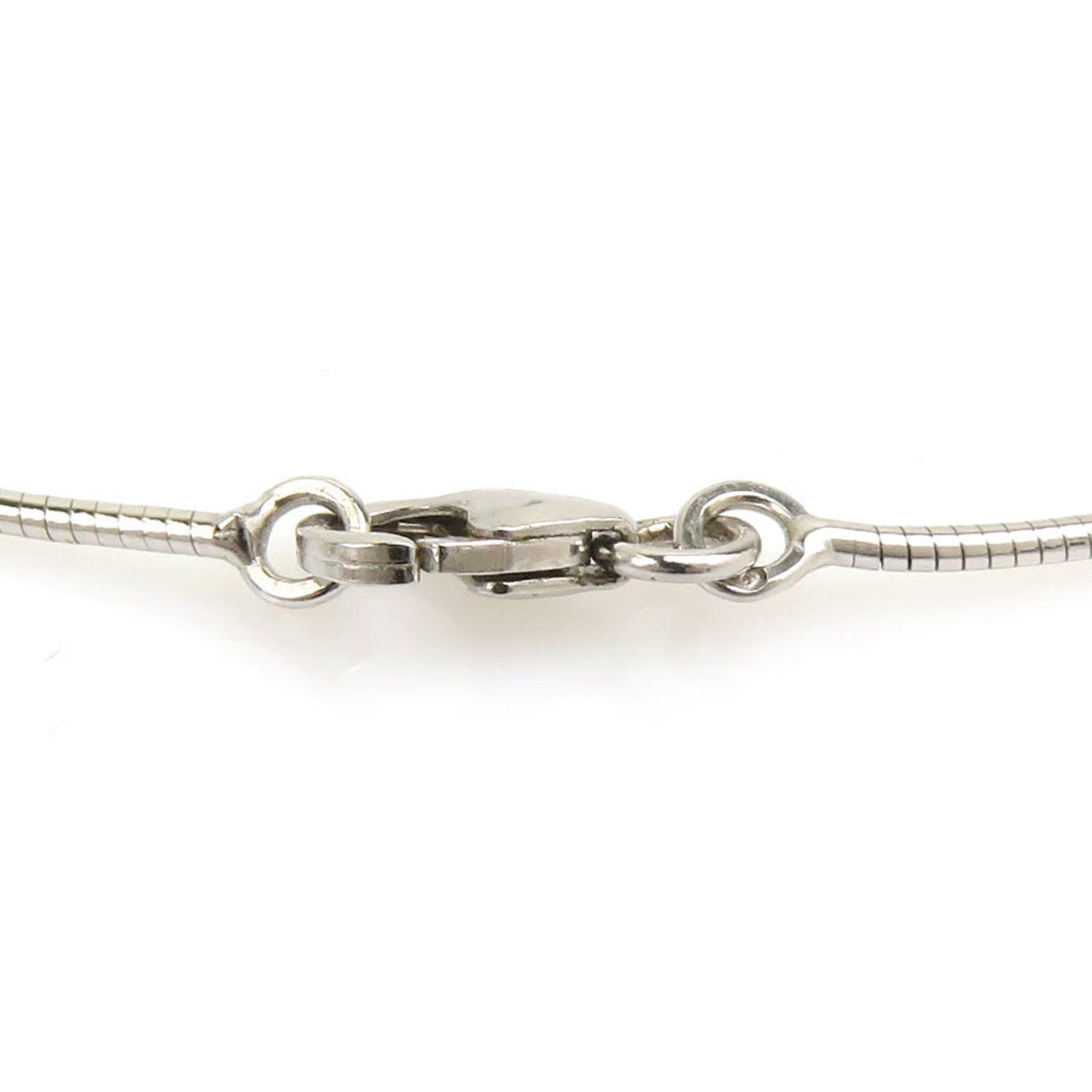 Hermes Hermes Necklace H Cube Cage d'H Metal Enamel Silver Blue Green Women's e61877a Size ONE SIZE - 7 Thumbnail