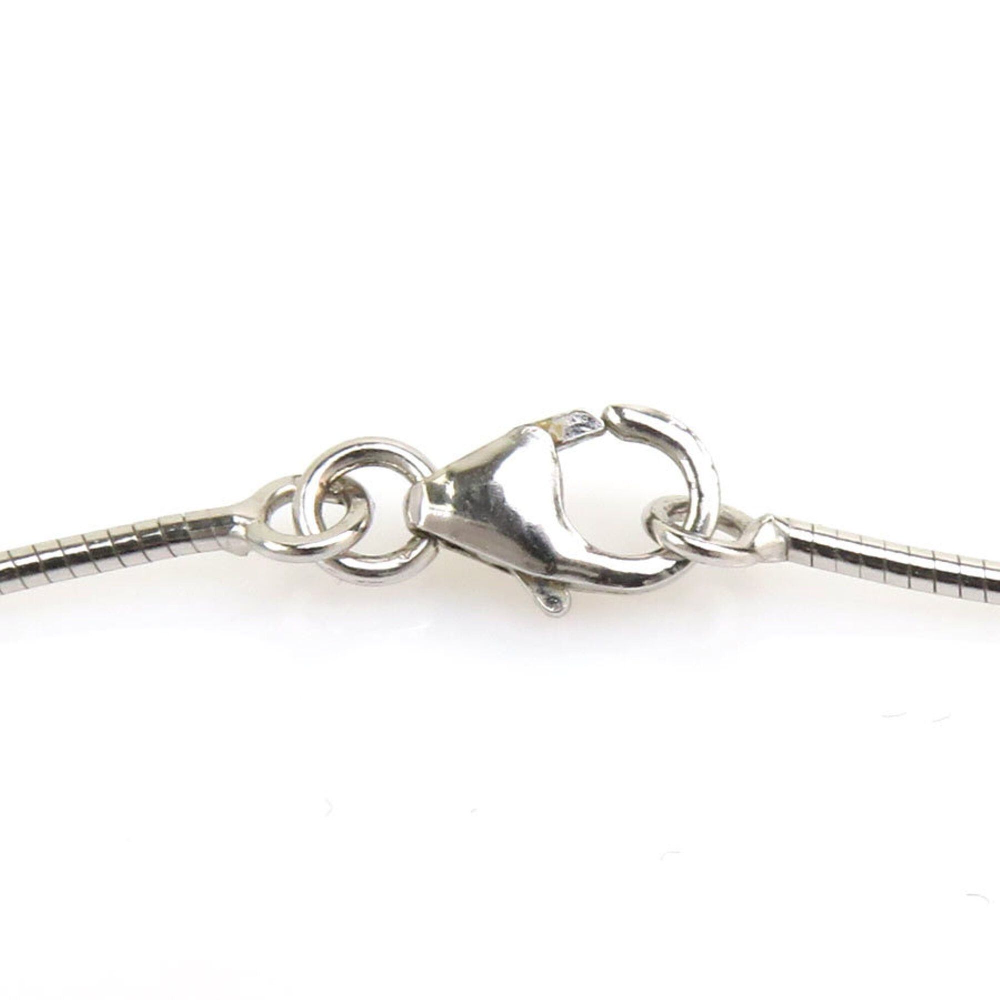 Hermes Hermes Necklace H Cube Cage d'H Metal Enamel Silver Blue Green Women's e61877a Size ONE SIZE - 8 Thumbnail