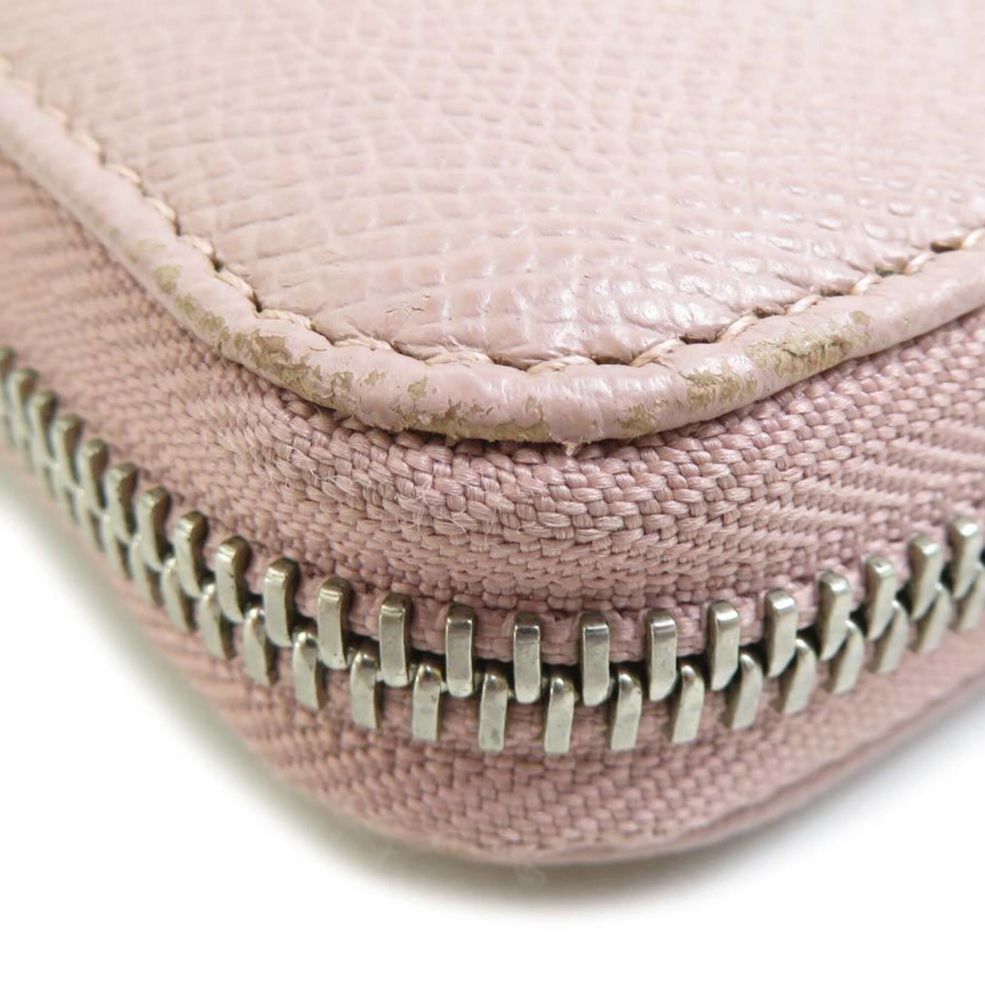 Bvlgari BVLGARI Round Zip Long Wallet, Leather, Light Pink, Women's, h32185a Size ONE SIZE - 5 Thumbnail