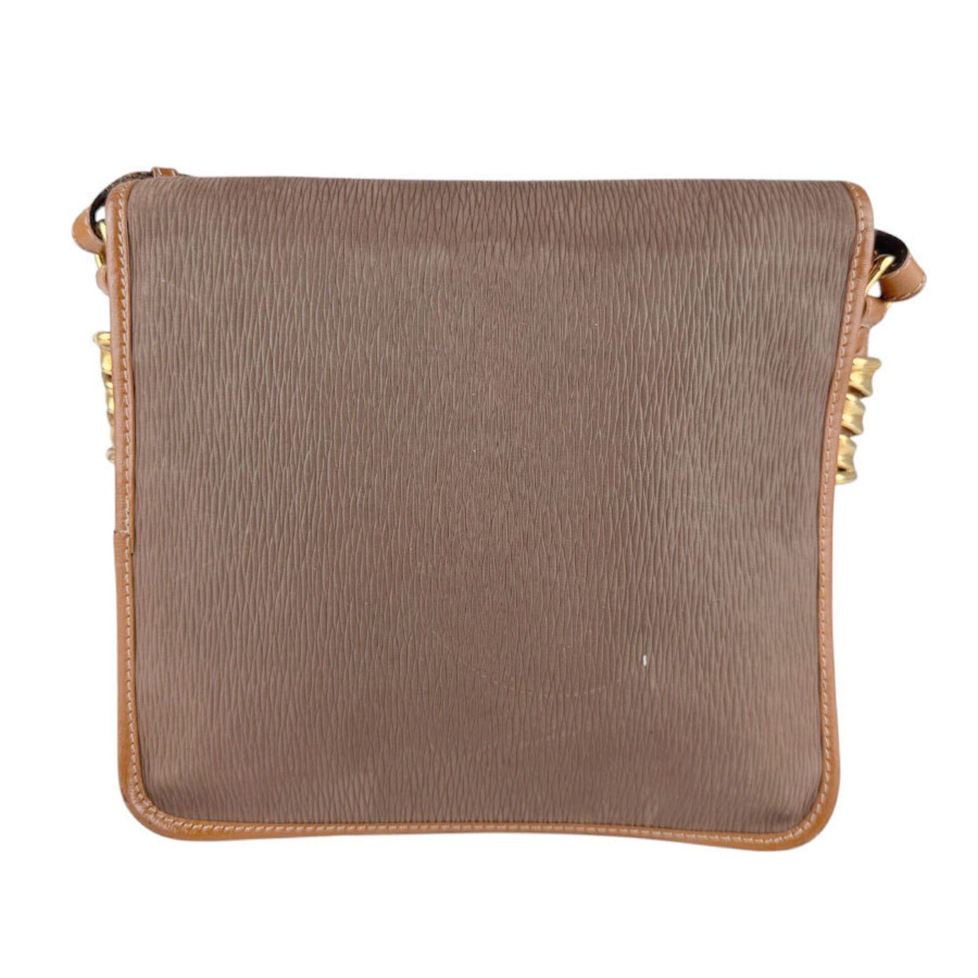 Loewe Loewe Shoulder Bag Leather Brown Women's z9615 Size ONE SIZE - 3 Thumbnail