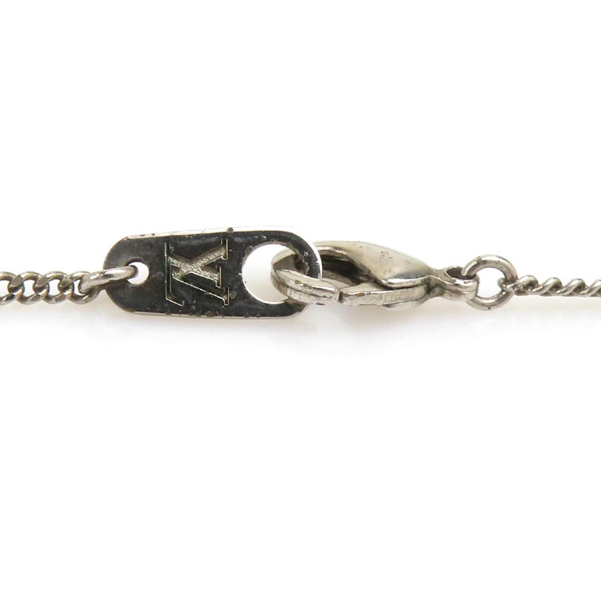Louis Vuitton Louis Vuitton Necklace Collier Plaque Damier Metal Silver Men's M61972 h32199a Size ONE SIZE - 8 Thumbnail