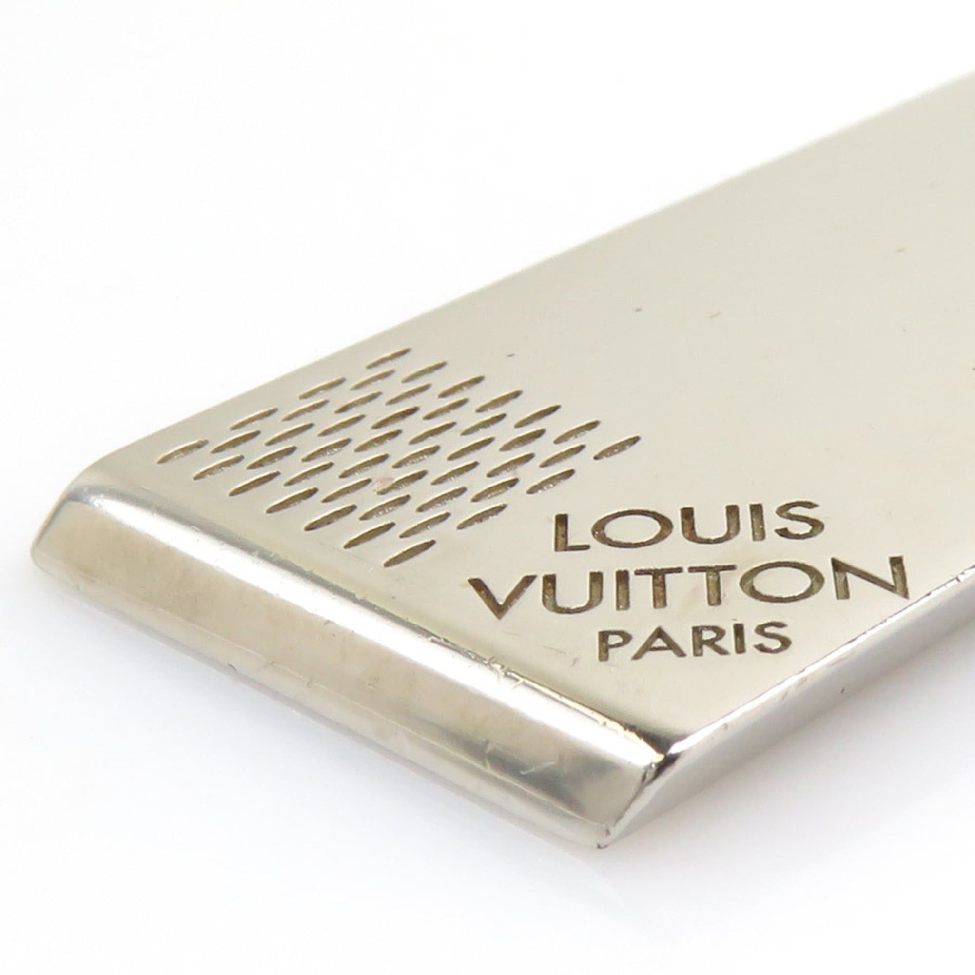 Louis Vuitton Louis Vuitton Necklace Collier Plaque Damier Metal Silver Men's M61972 h32199a Size ONE SIZE - 5 Thumbnail