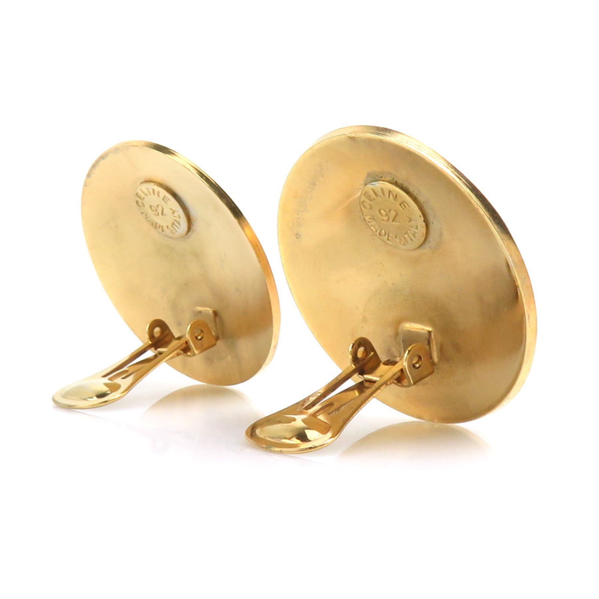 Celine Celine Earrings Metal Gold Women's h32200a Size ONE SIZE - 3 Thumbnail