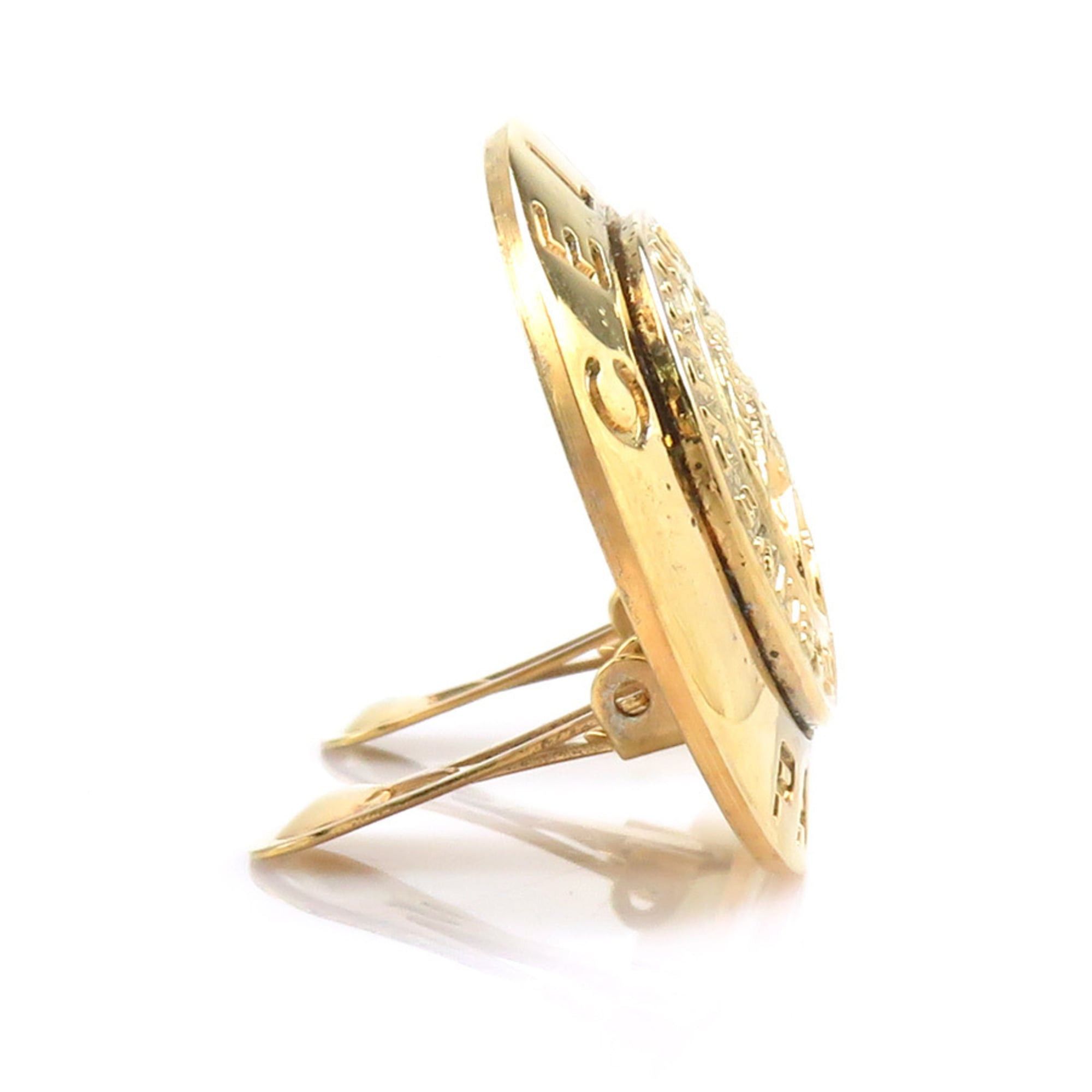 Celine Celine Earrings Metal Gold Women's h32200a Size ONE SIZE - 2 Thumbnail