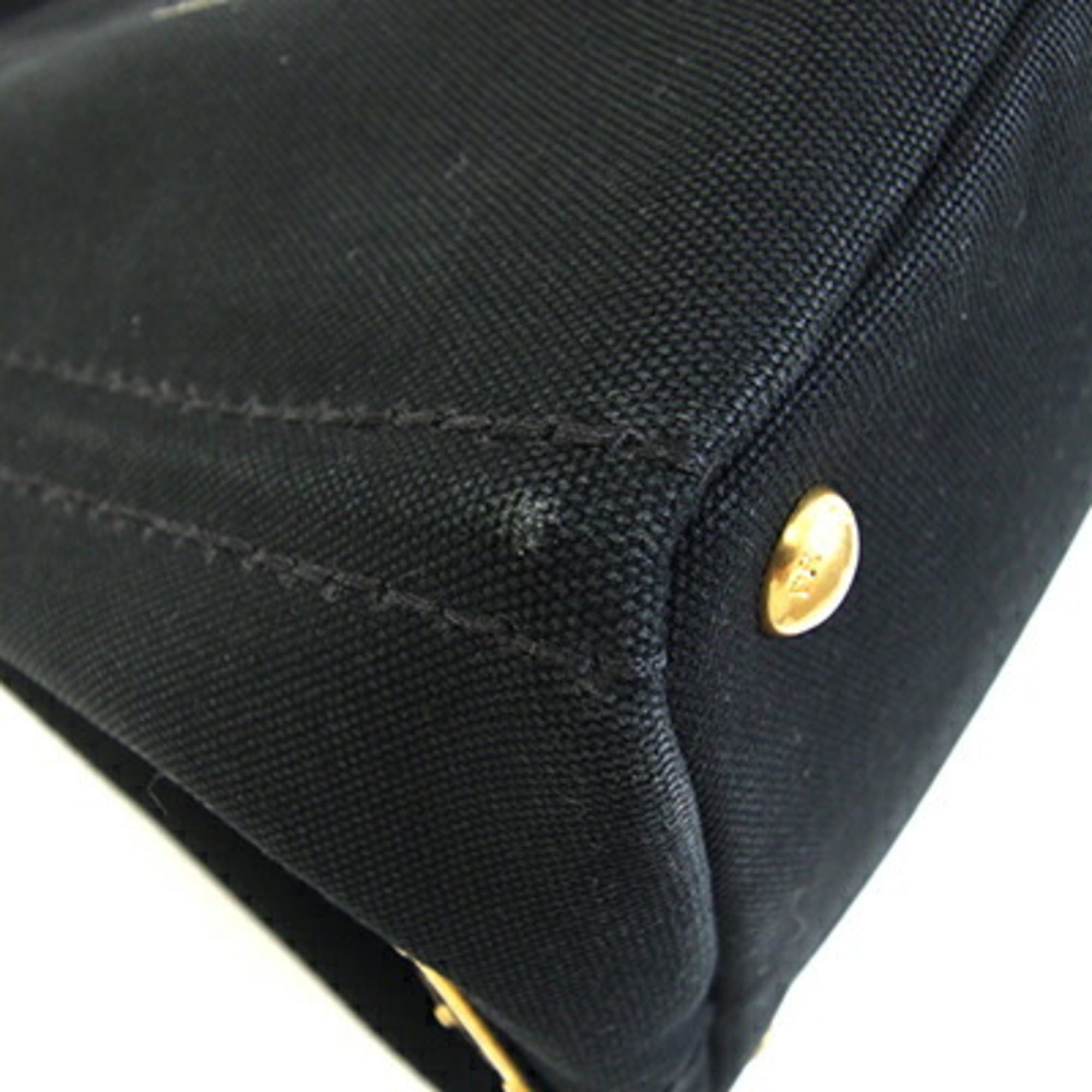 Prada Prada Canapa handbag BN1877 Black canvas tote bag for women PRADA Size ONE SIZE - 5 Thumbnail