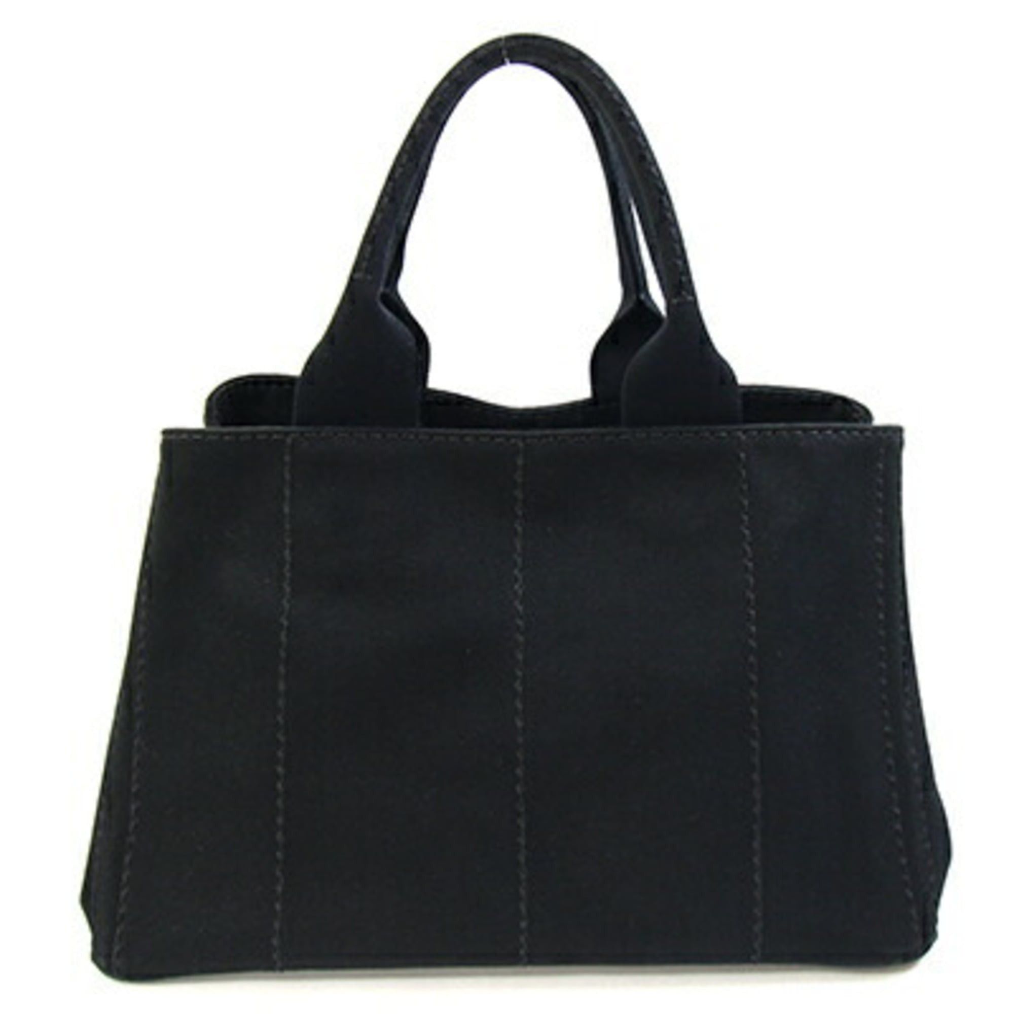 Prada Prada Canapa handbag BN1877 Black canvas tote bag for women PRADA Size ONE SIZE - 2 Thumbnail