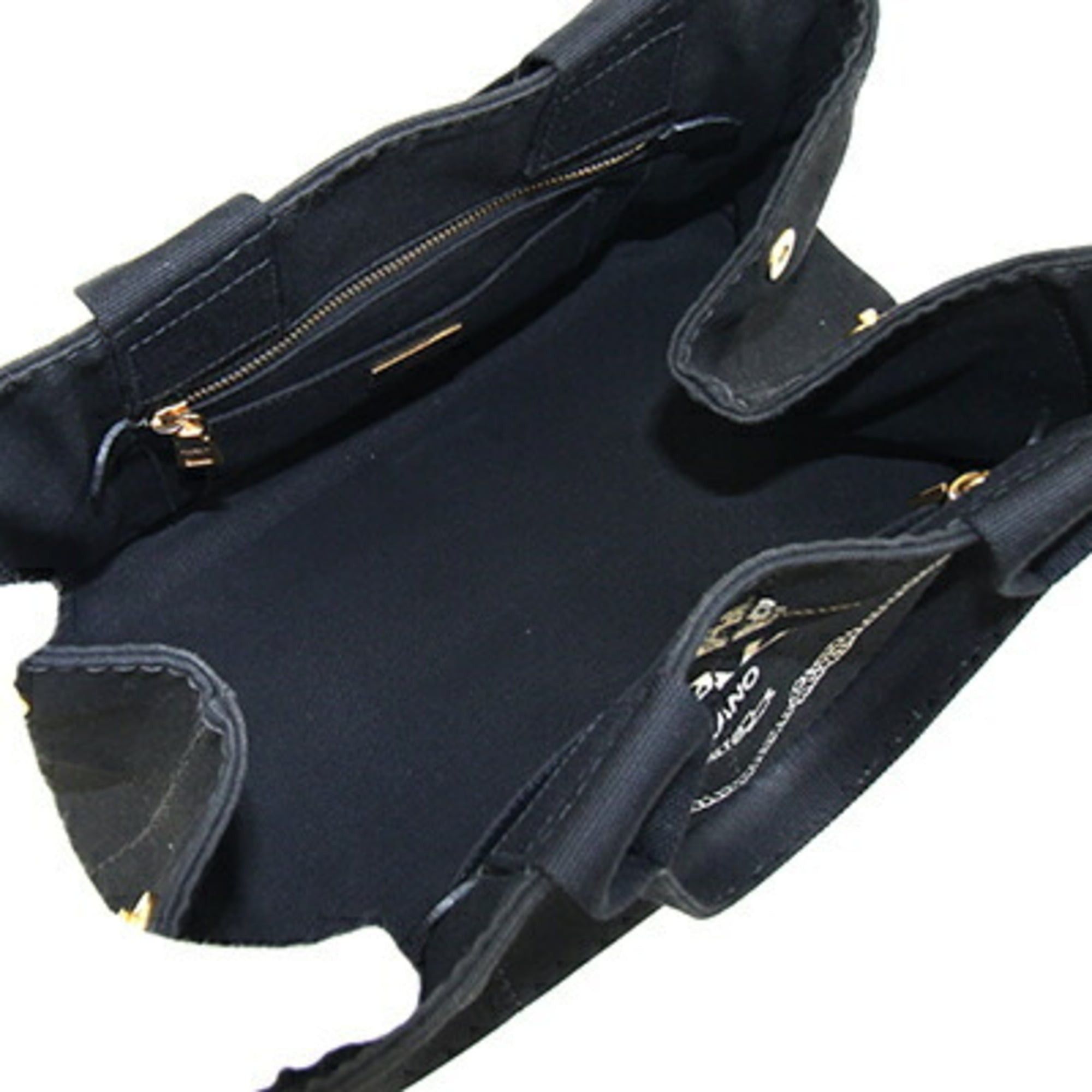 Prada Prada Canapa handbag BN1877 Black canvas tote bag for women PRADA Size ONE SIZE - 3 Thumbnail