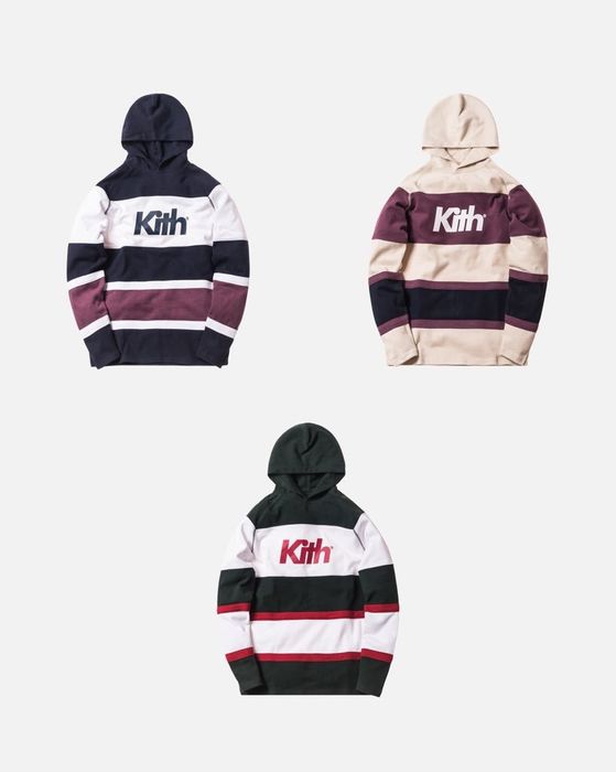 Kith Kith Delk Paneled Hoodie Forest Green/Mint | Grailed