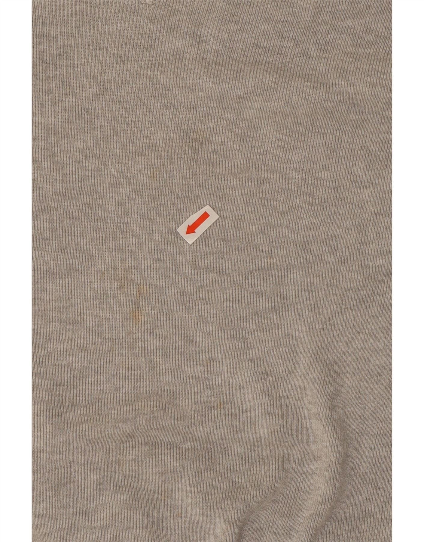 Polo Ralph Lauren Mens Slim Fit V-Neck Jumper Sweater XL Grey Cotton Size US XL / EU 56 / 4 - 3 Thumbnail