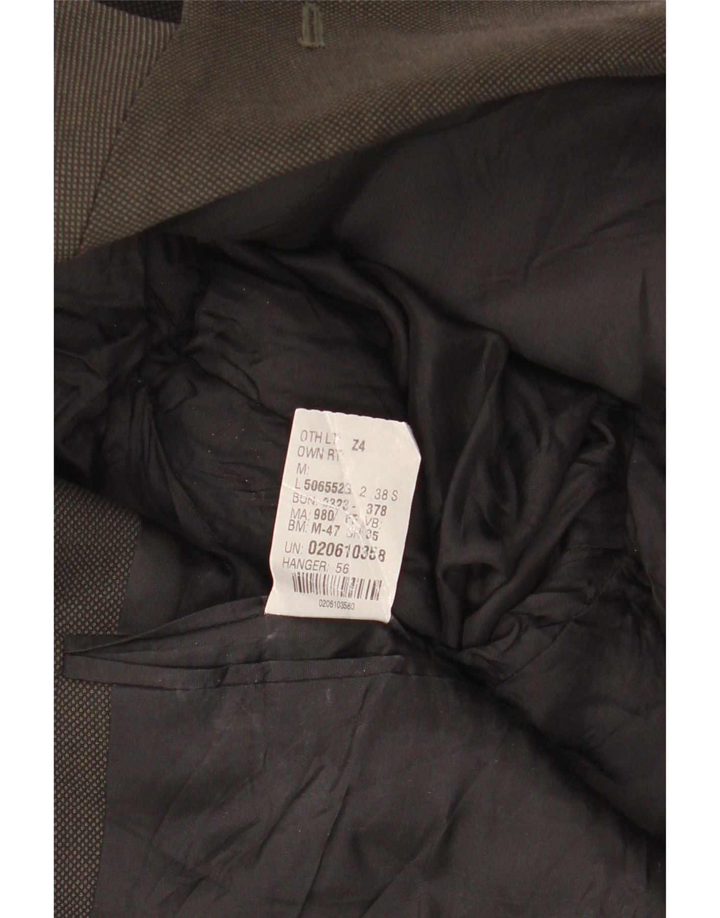 Ralph Lauren Mens 2 Button Blazer Jacket IT 56 2XL Black Wool Size US M / EU 48-50 / 2 - 5 Thumbnail