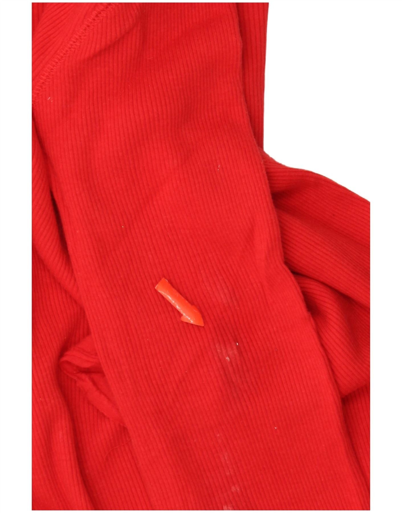 Ralph Lauren Girls Top Long Sleeve 8-9 Years Red Cotton Size S / US 4 / IT 40 - 3 Thumbnail