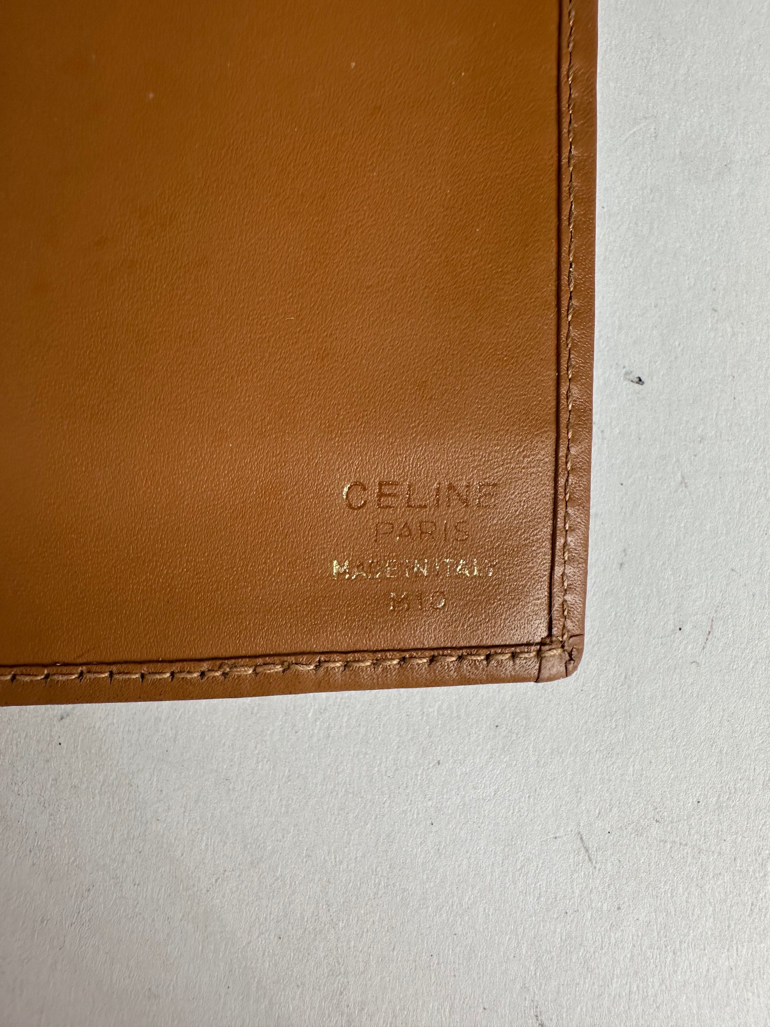 Celine Vintage Macadam Triomphe Monogram Coated Canvas Long Wallet Size ONE SIZE - 4 Thumbnail
