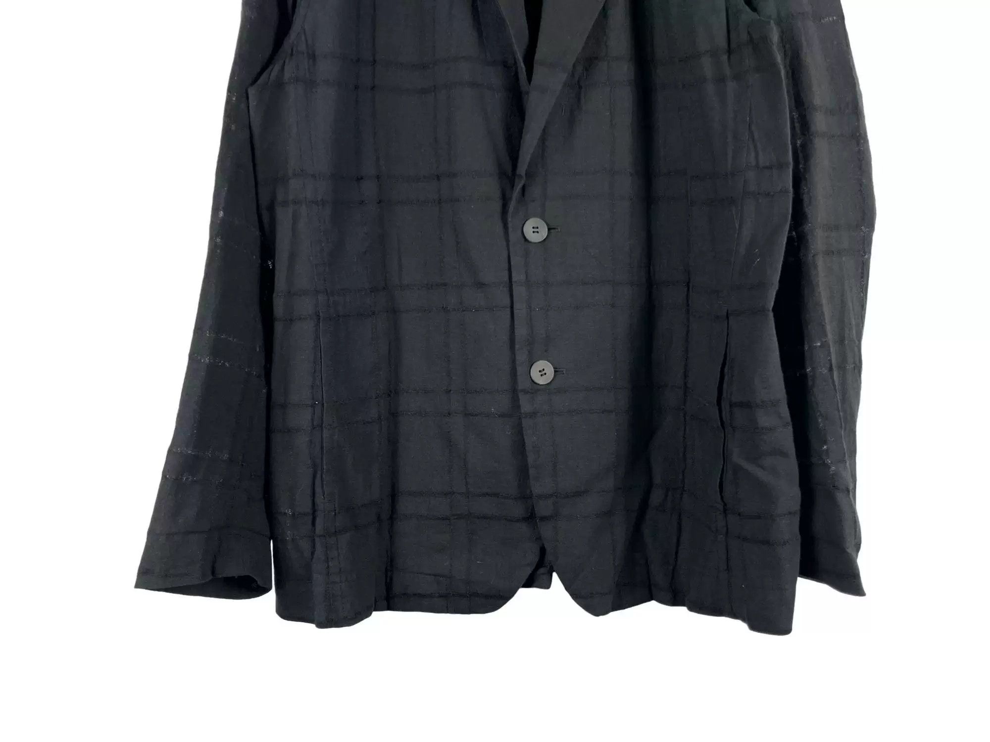 Issey Miyake Issey Miyake Checkered Blazer Size US XL / EU 56 / 4 - 4 Thumbnail